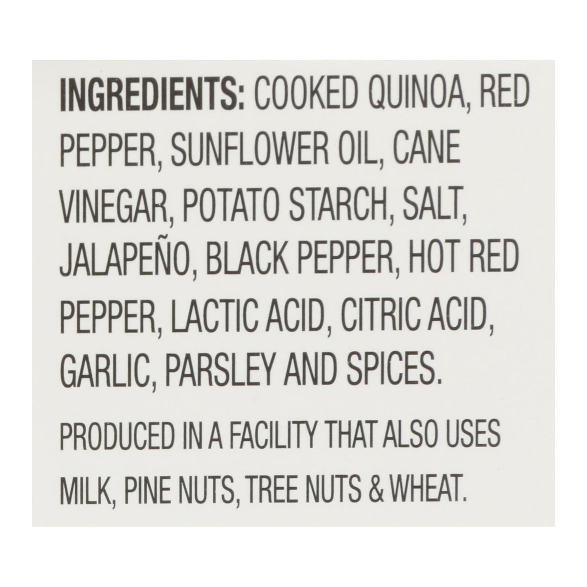 Cucina and Amore - Quinoa Meals - Spicy Jalapeno and Roasted Peppers - Case of 6 - 7.9 oz.