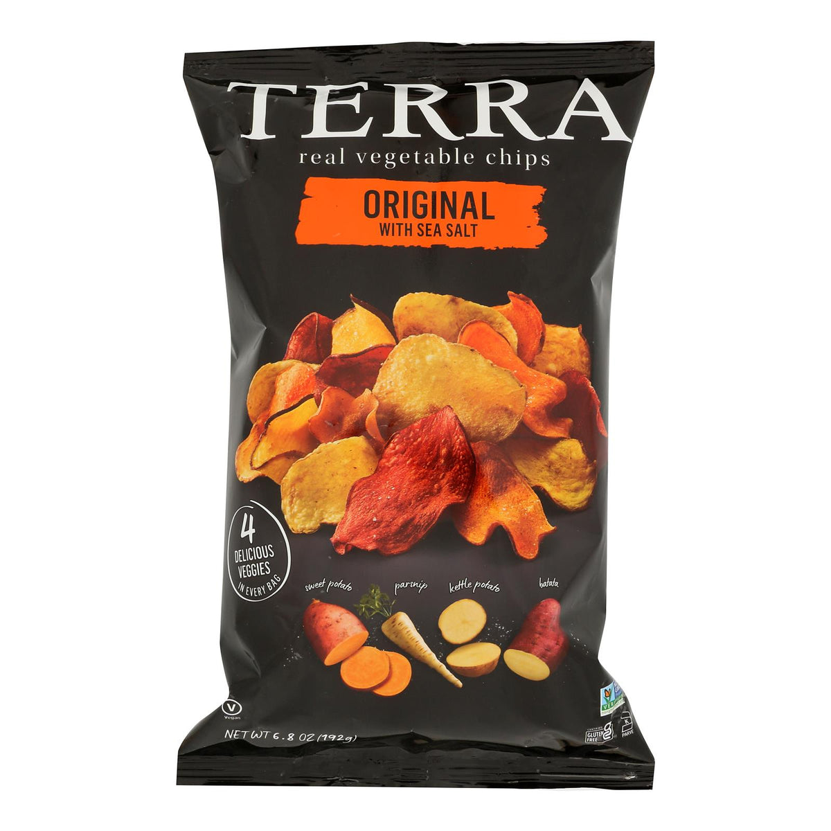 Terra Chips Exotic Vegetable Chips - Original - Case of 12 - 6.8 oz.