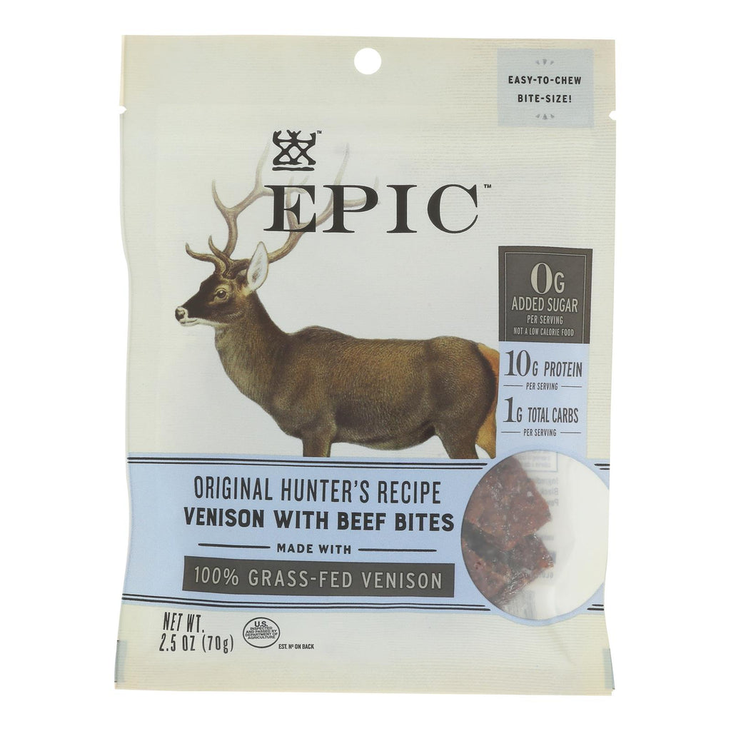 Epic - Bites - Venison - Case of 8 - 2.5 oz