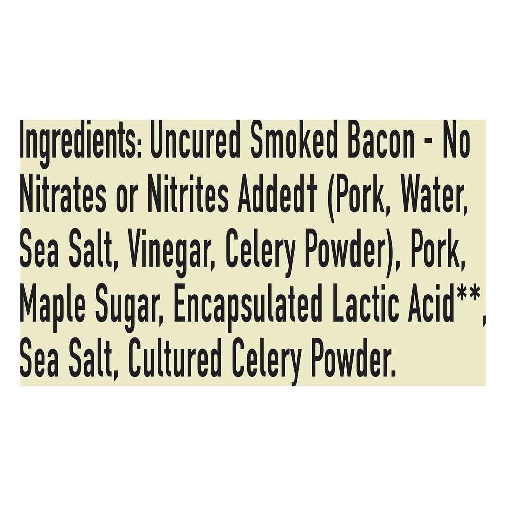 Epic - Bar - Pork - Maple - Uncured Bacon - Case of 12 - 1.5 oz
