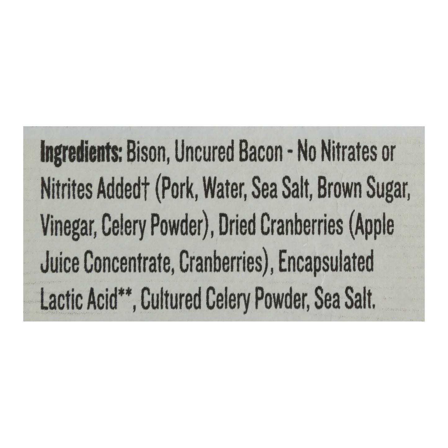 Epic - Bar Bison Uncrd Bcn Crbry - Case of 8-5.2 OZ