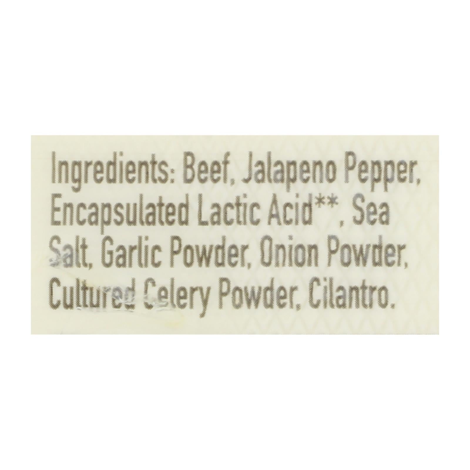 Epic - Bar Beef Jalapeno - Case of 12-1.3 OZ
