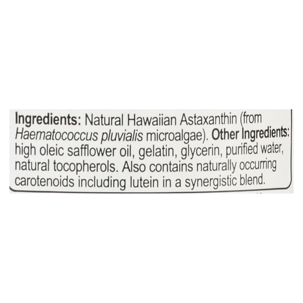 Nutrex Hawaii BioAstin Natural Astaxanthin - 4 mg - 60 Gelatin Capsules