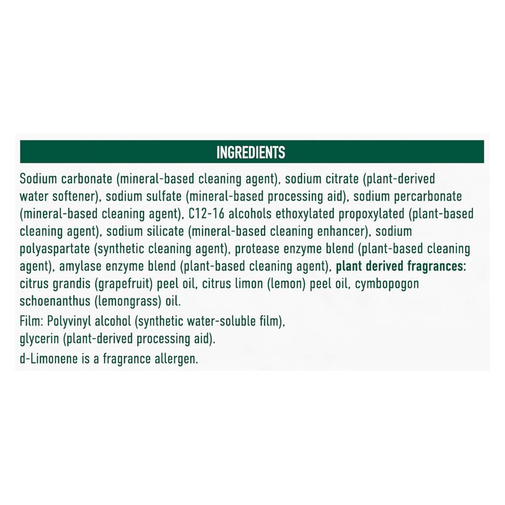 Seventh Generation - Automatic Dish Pacs Lemon - Case of 6-20 Count