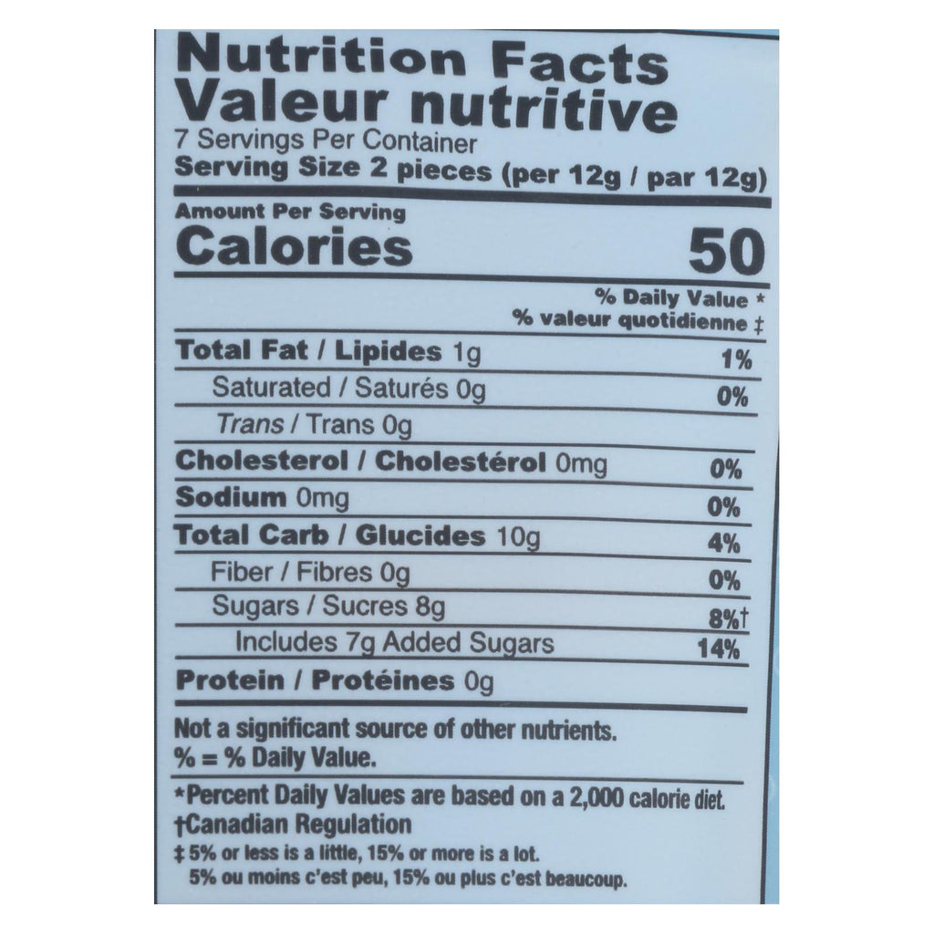 Ginger People Chewy Ginger Candy - Peanut - Case of 12 - 3 oz.