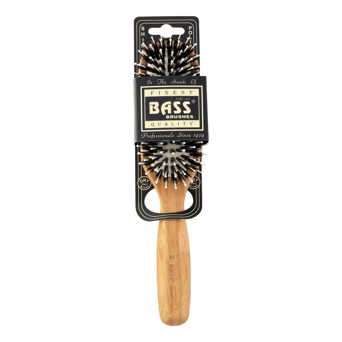 Bass Brushes Bamboo Wood Hair Brush  - 1 Each - CT