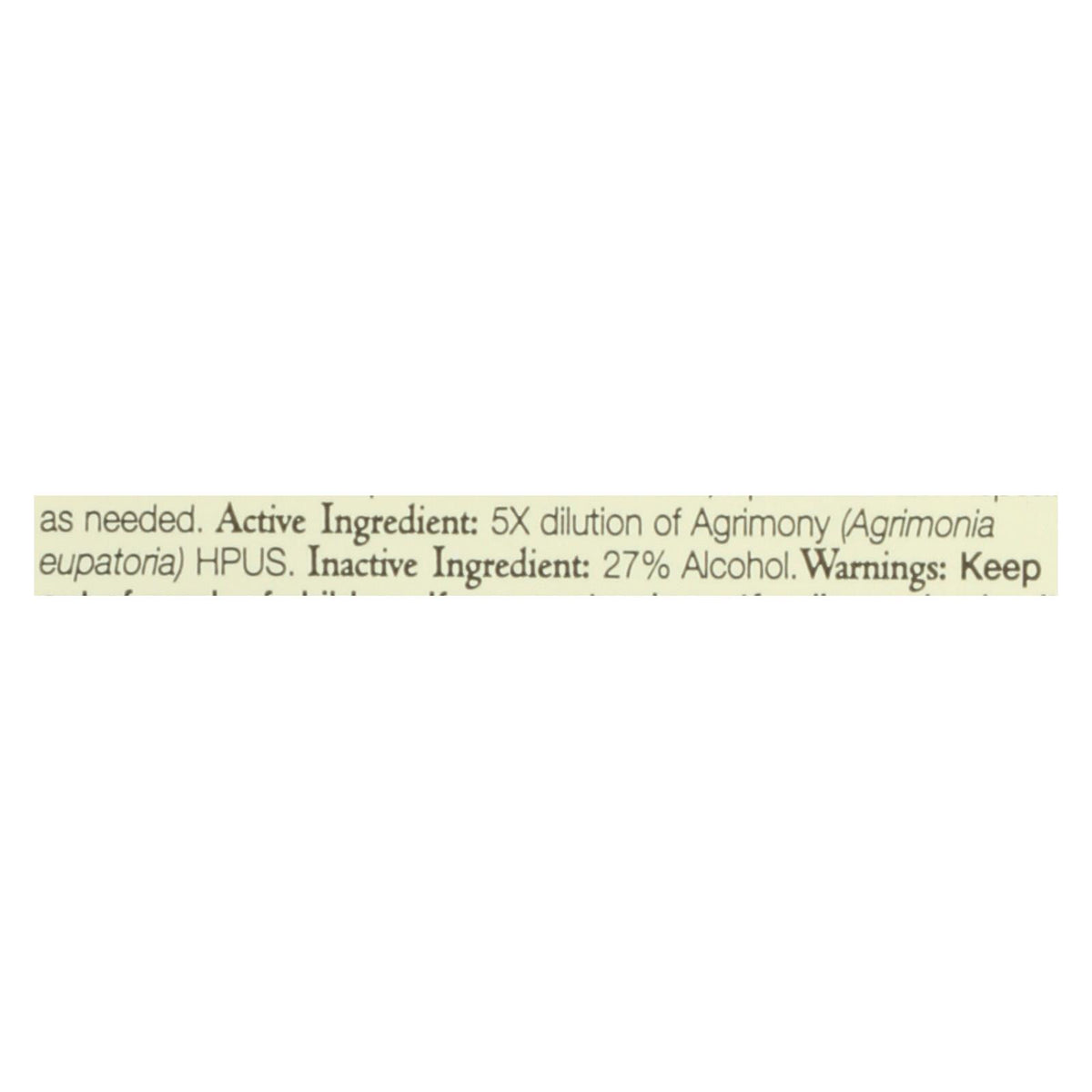 Bach Flower Remedies Essence Agrimony - 0.7 fl oz