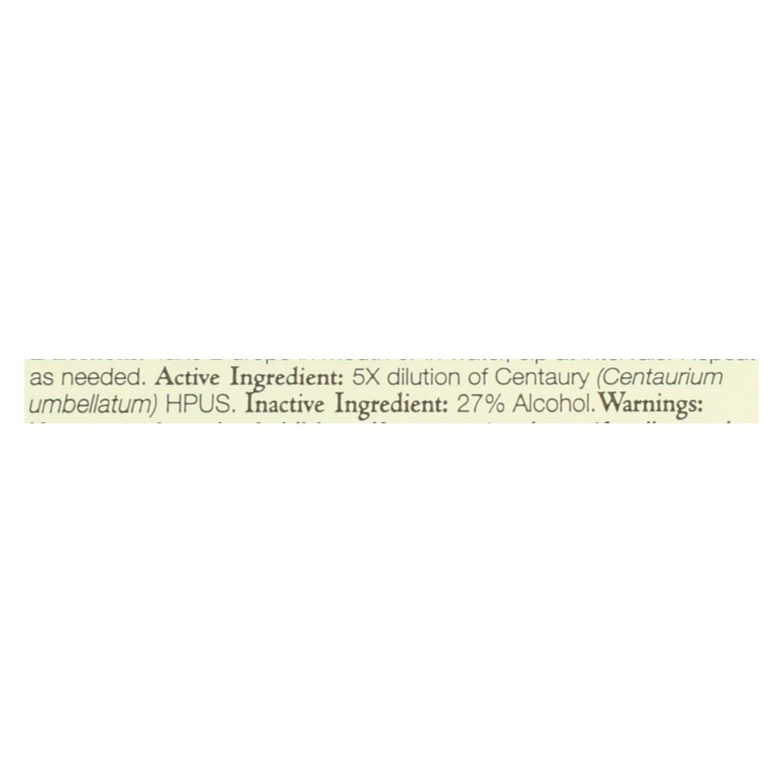 Bach Flower Remedies Essence Centaury - 0.7 fl oz