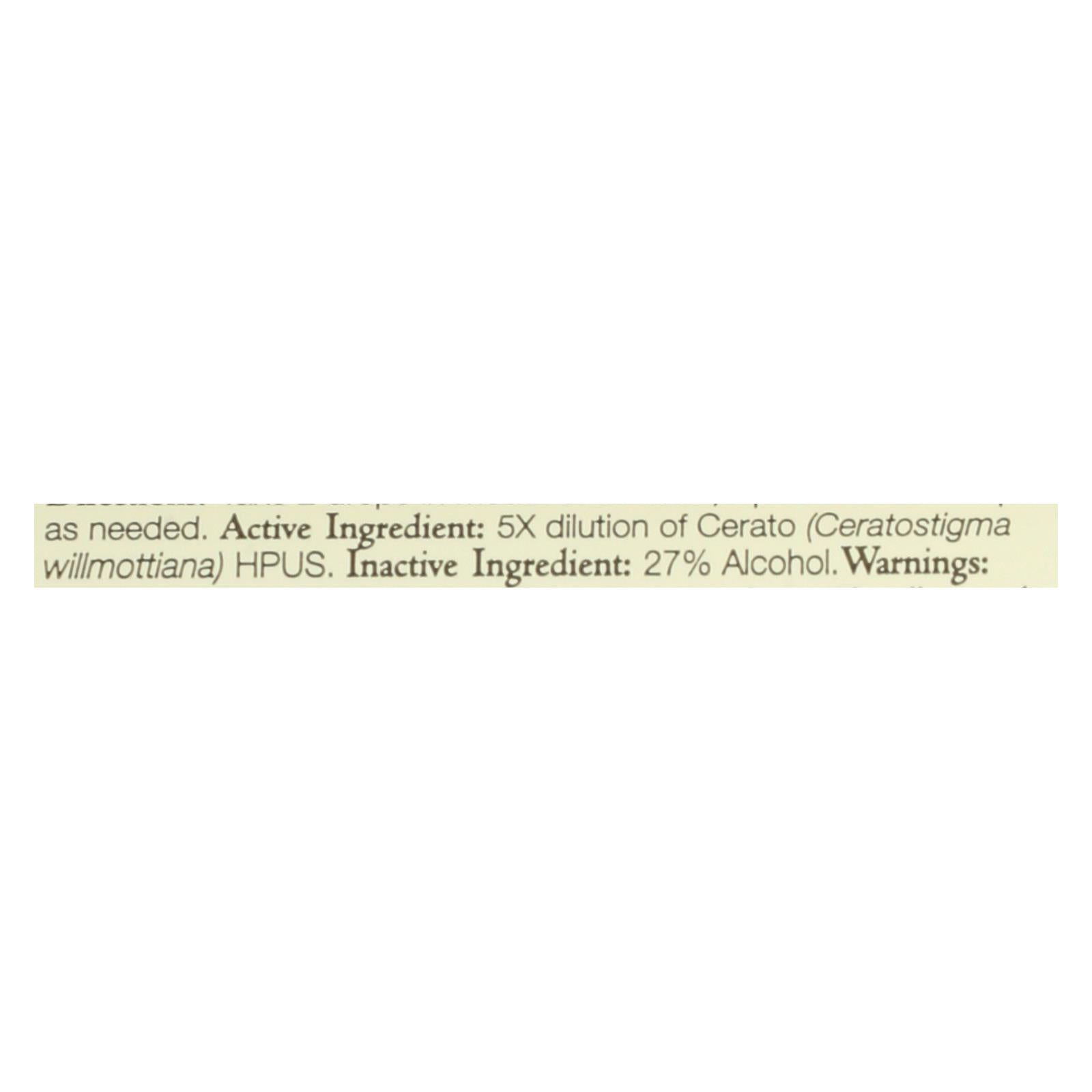 Bach Flower Remedies Essence Cerato - 0.7 fl oz