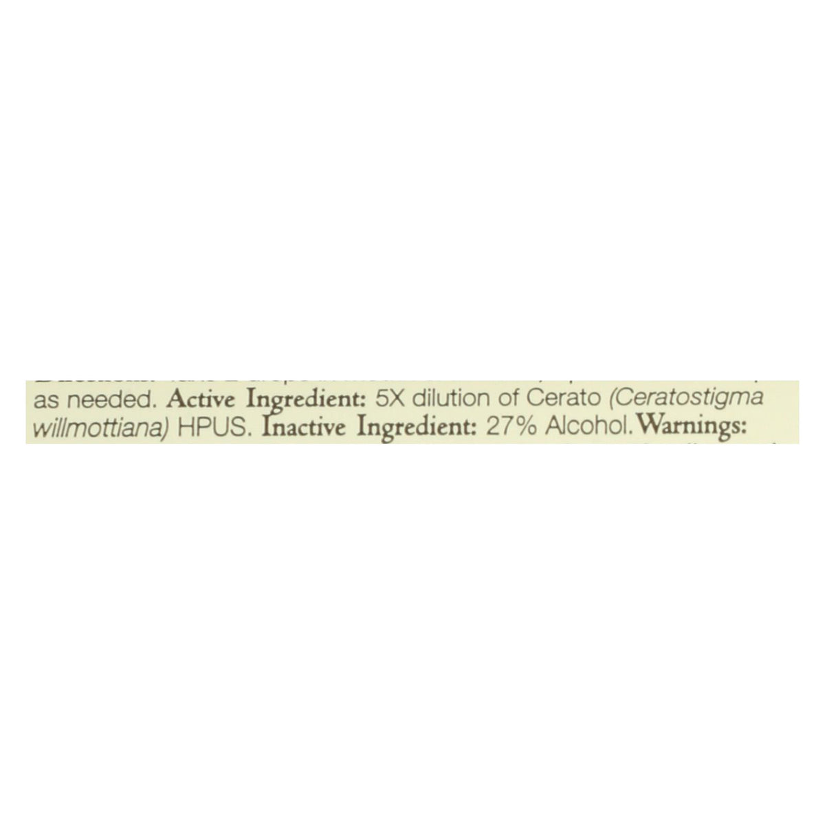 Bach Flower Remedies Essence Cerato - 0.7 fl oz