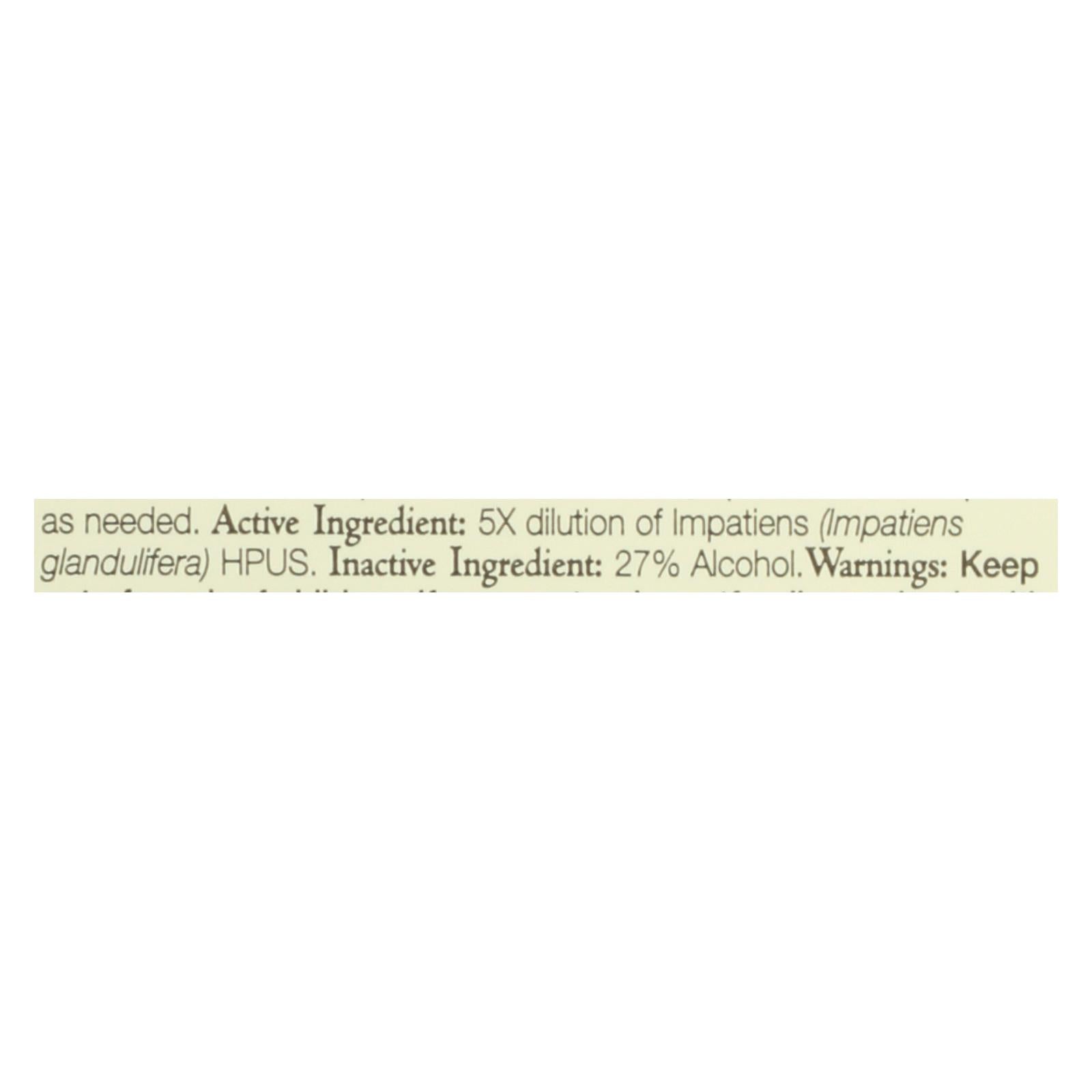 Bach Flower Remedies Essence Impatiens - 0.7 fl oz