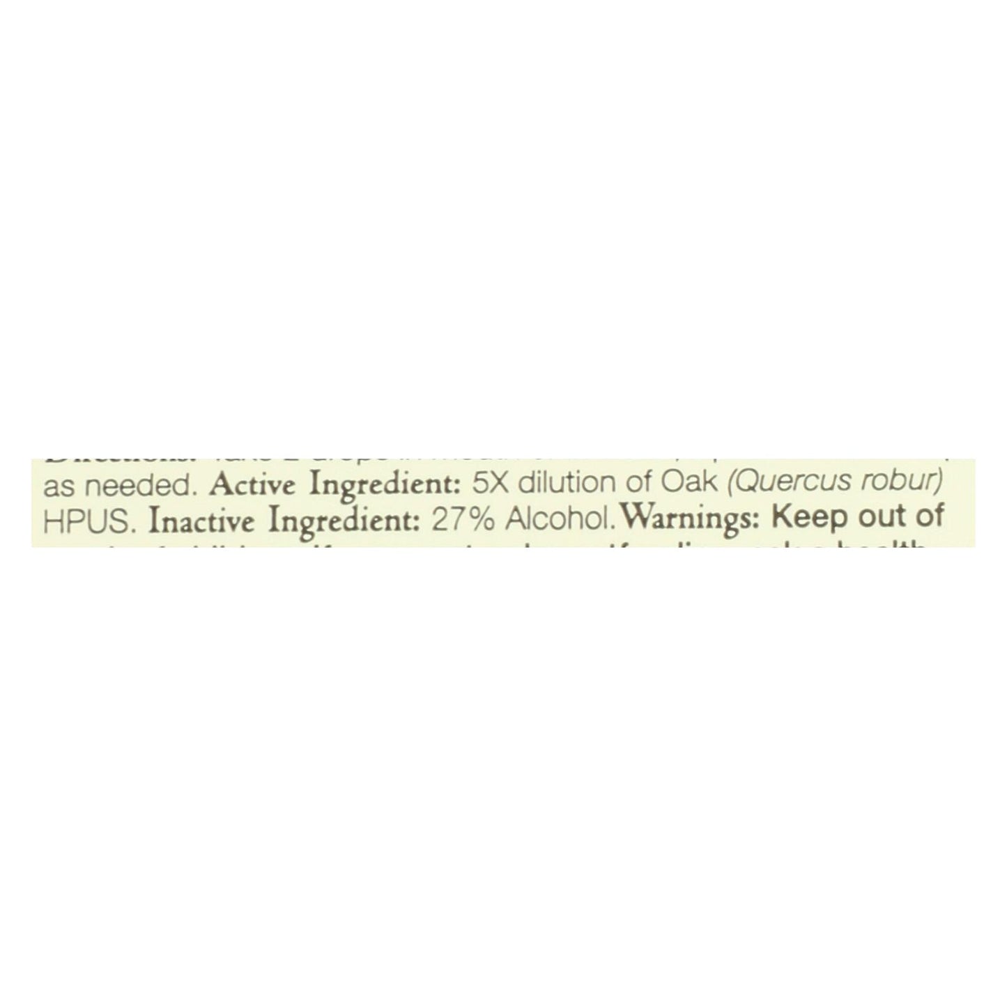 Bach Flower Remedies Essence Oak - 0.7 fl oz