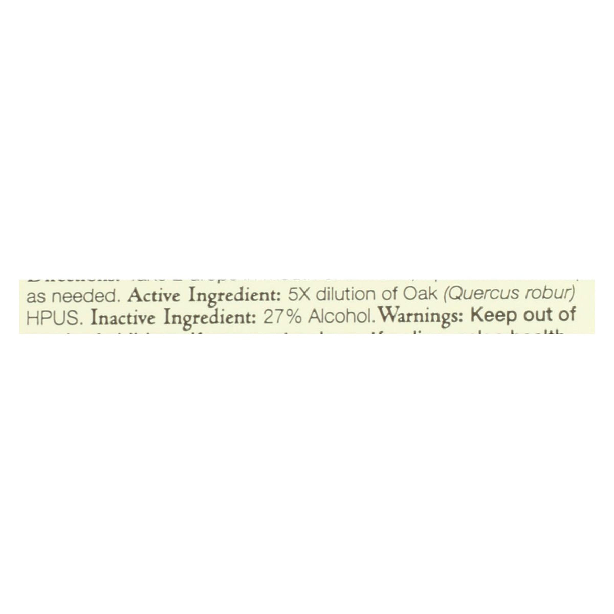 Bach Flower Remedies Essence Oak - 0.7 fl oz