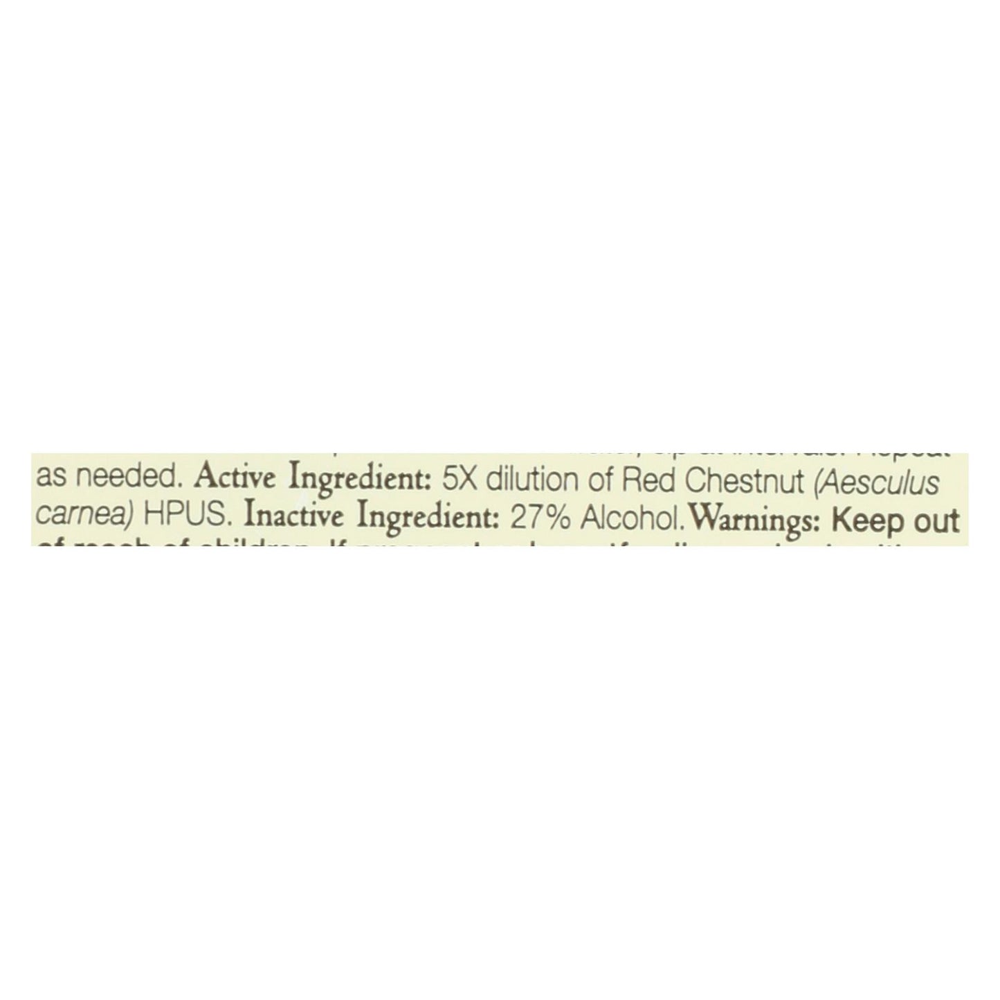 Bach Flower Remedies Essence Red Chestnut - 0.7 fl oz