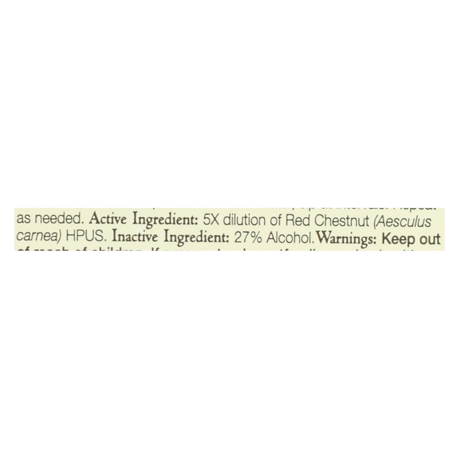 Bach Flower Remedies Essence Red Chestnut - 0.7 fl oz
