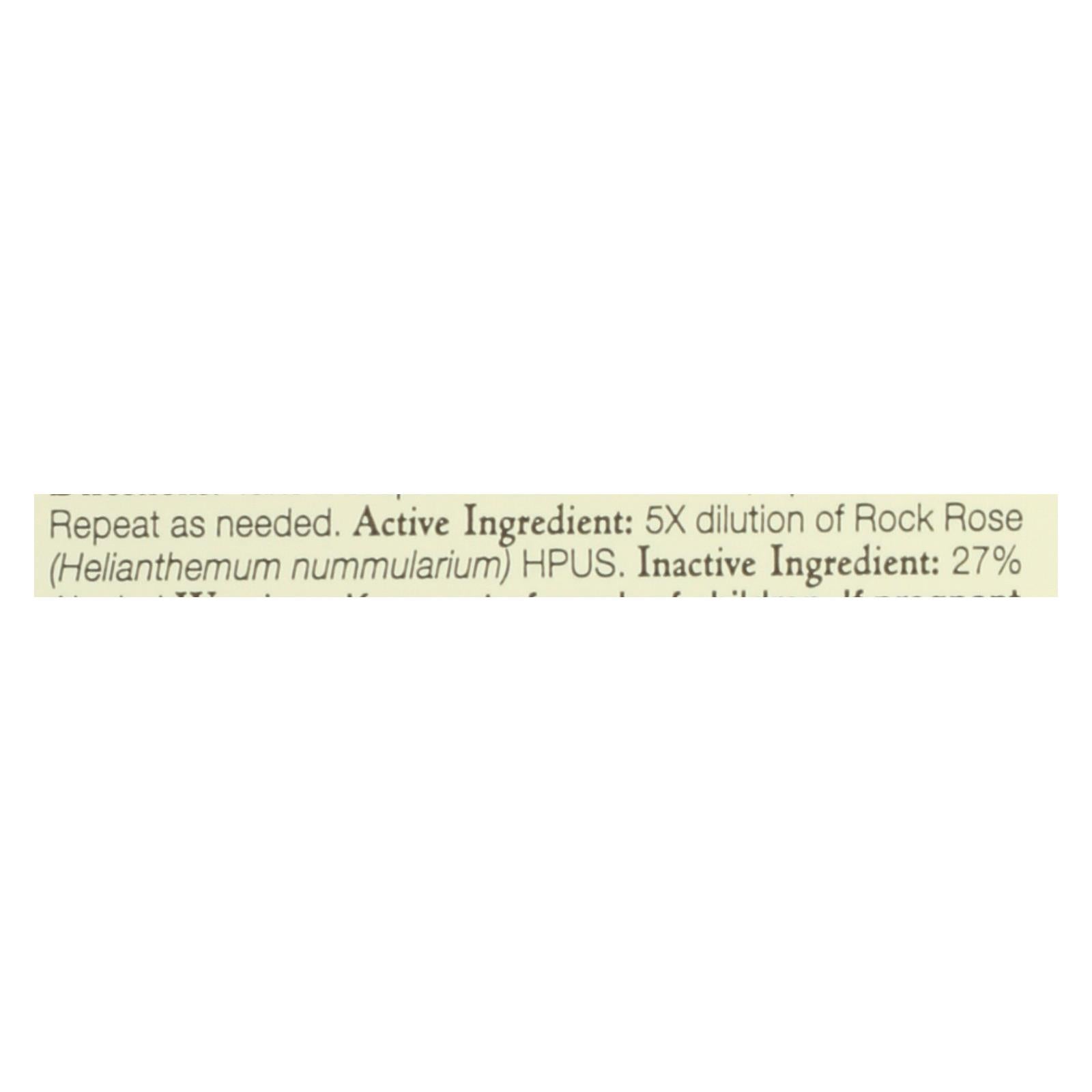 Bach Flower Remedies Essence Rock Rose - 0.7 fl oz