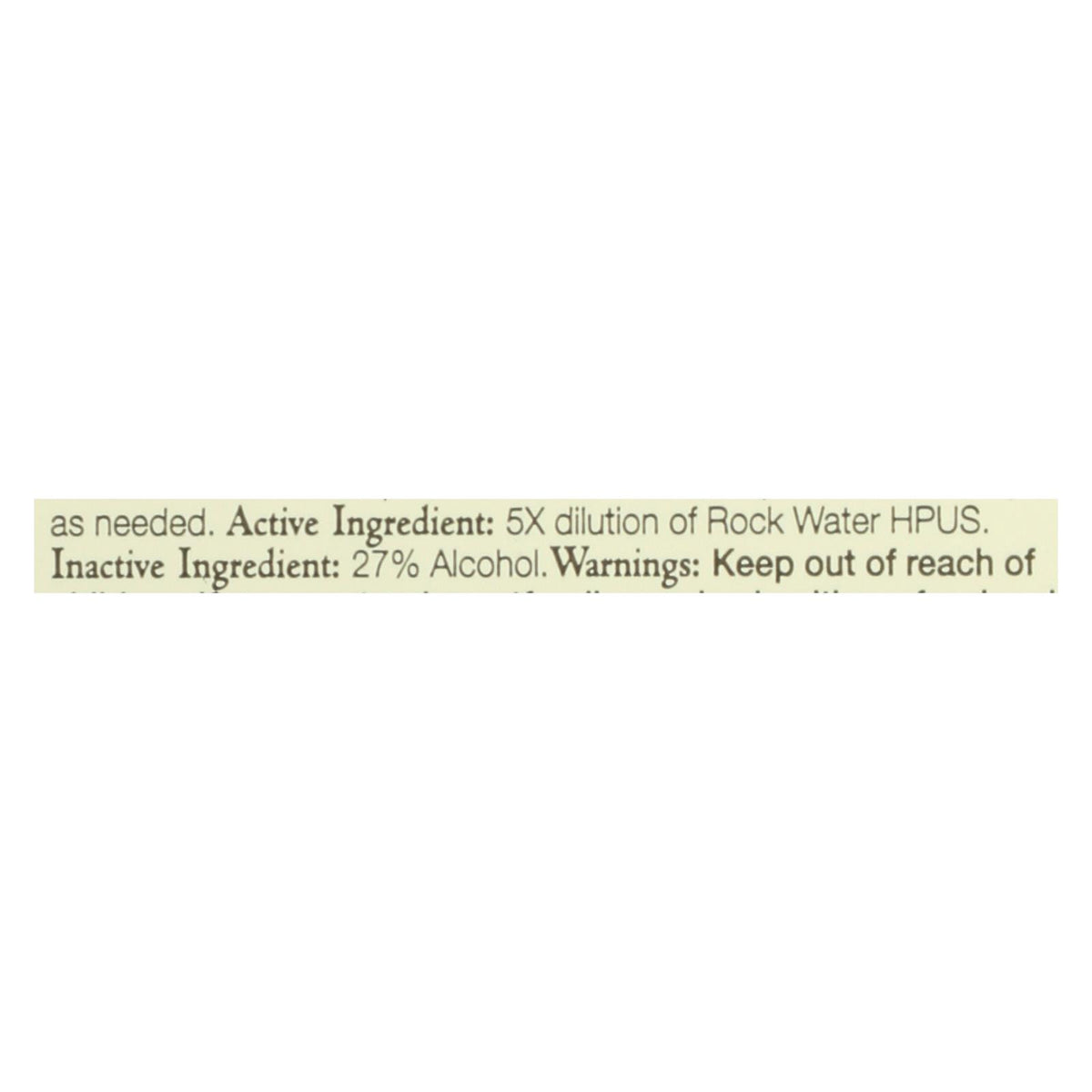 Bach Flower Remedies Essence Rock Water - 0.7 fl oz