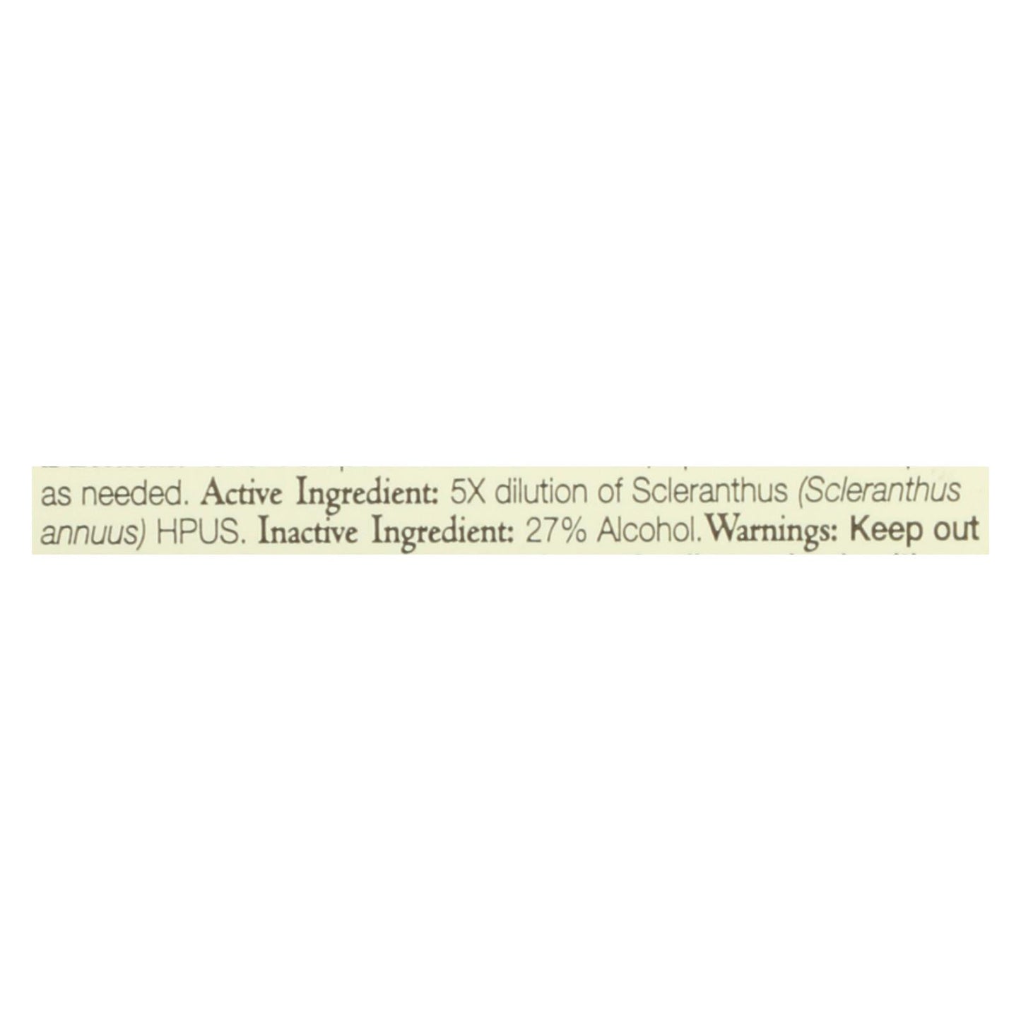 Bach Flower Remedies Essence Scleranthus - 0.7 fl oz