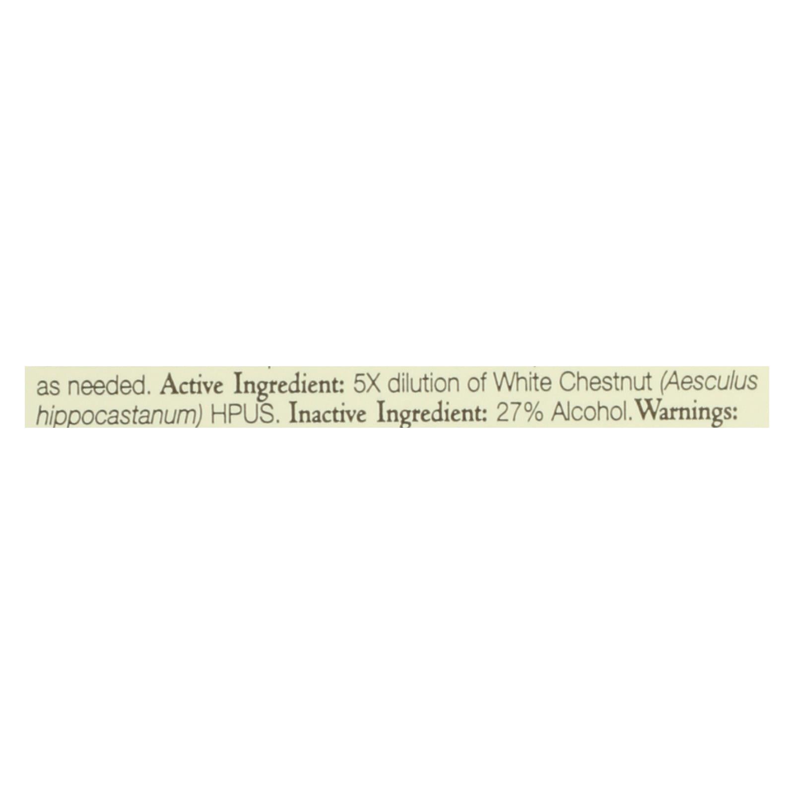 Bach Flower Remedies Essence White Chestnut - 0.7 fl oz