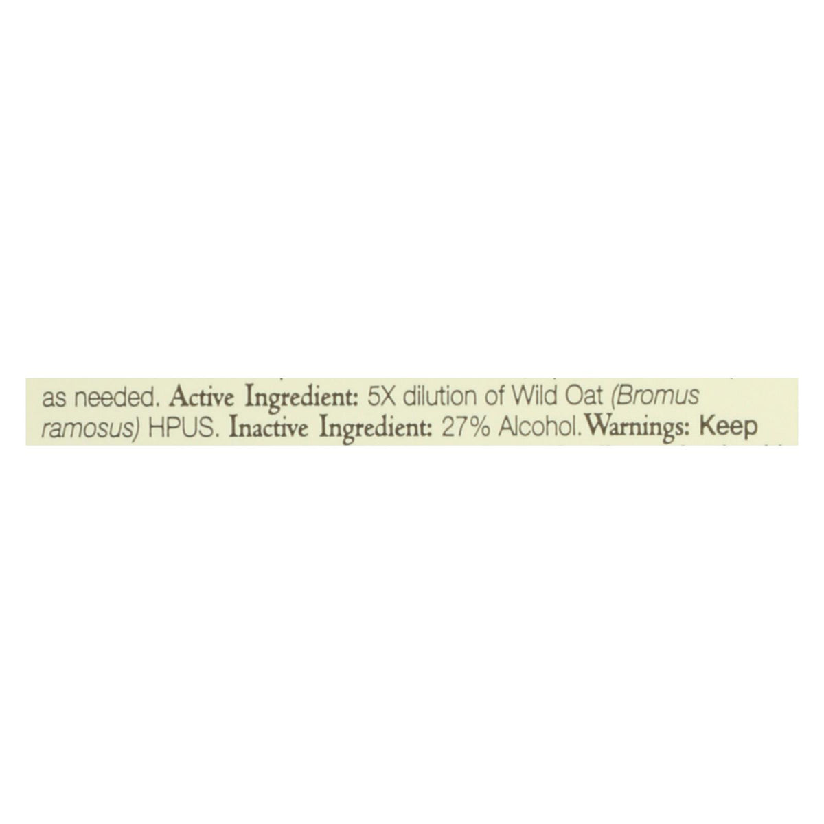 Bach Flower Remedies Essence Wild Oat - 0.7 fl oz
