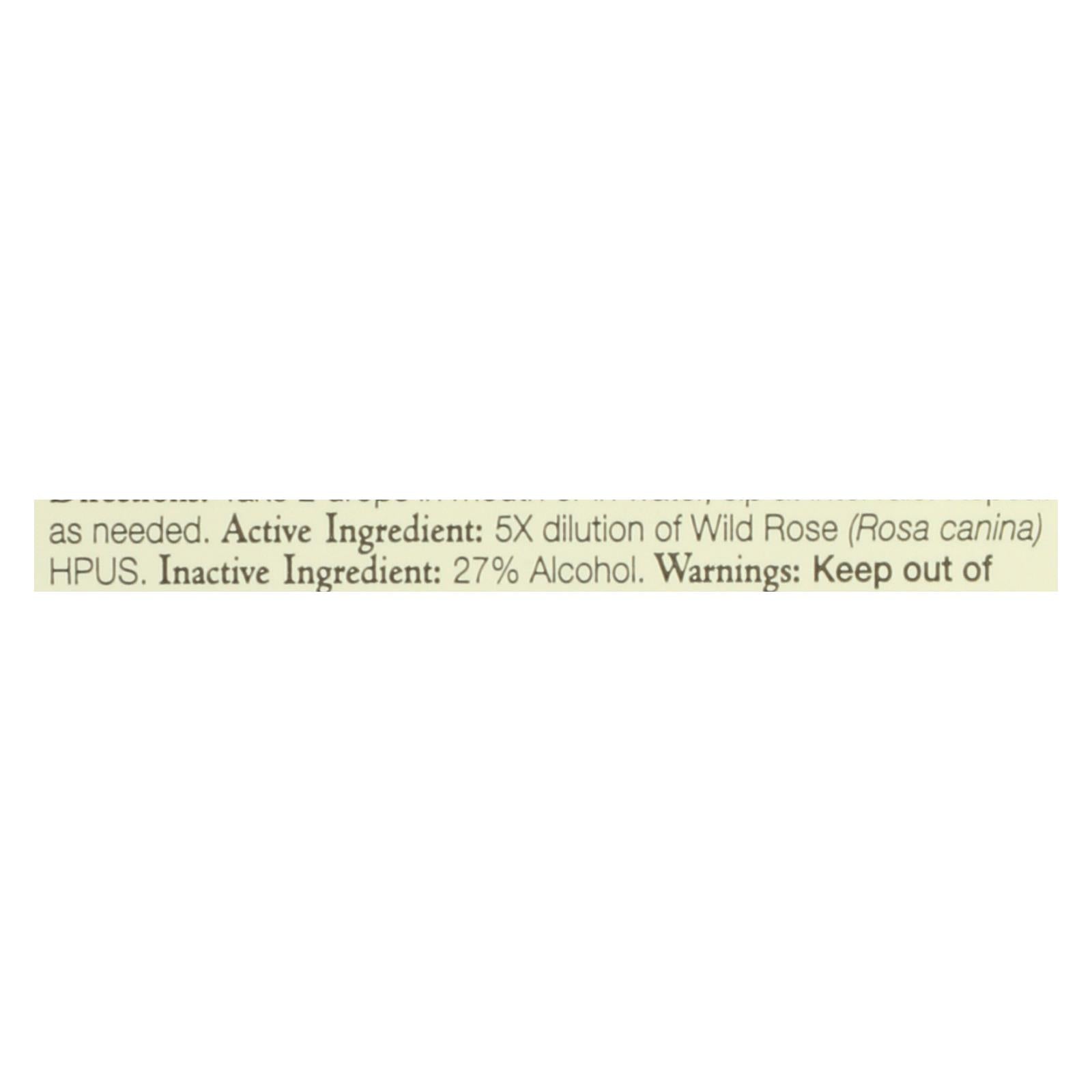 Bach Flower Remedies Essence Wild Rose - 0.7 fl oz