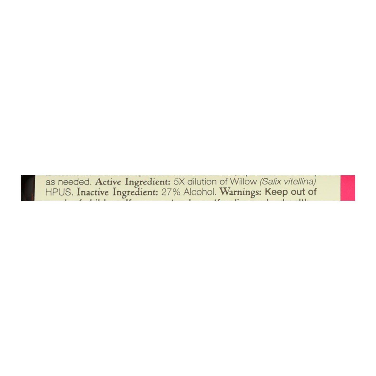 Bach Flower Remedies Essence Willow - 0.7 fl oz