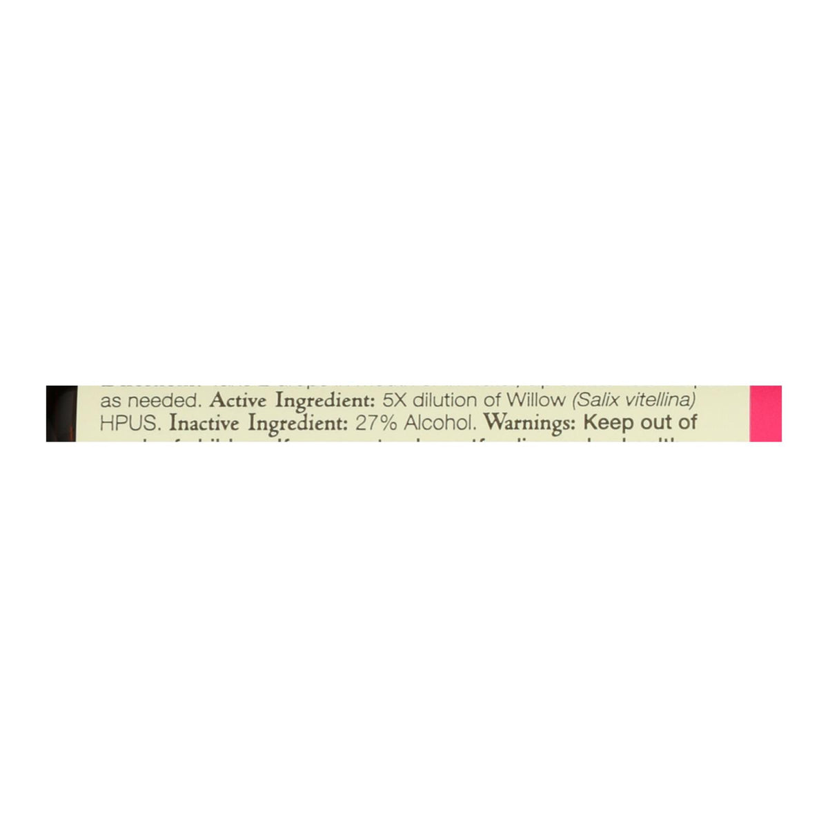 Bach Flower Remedies Essence Willow - 0.7 fl oz