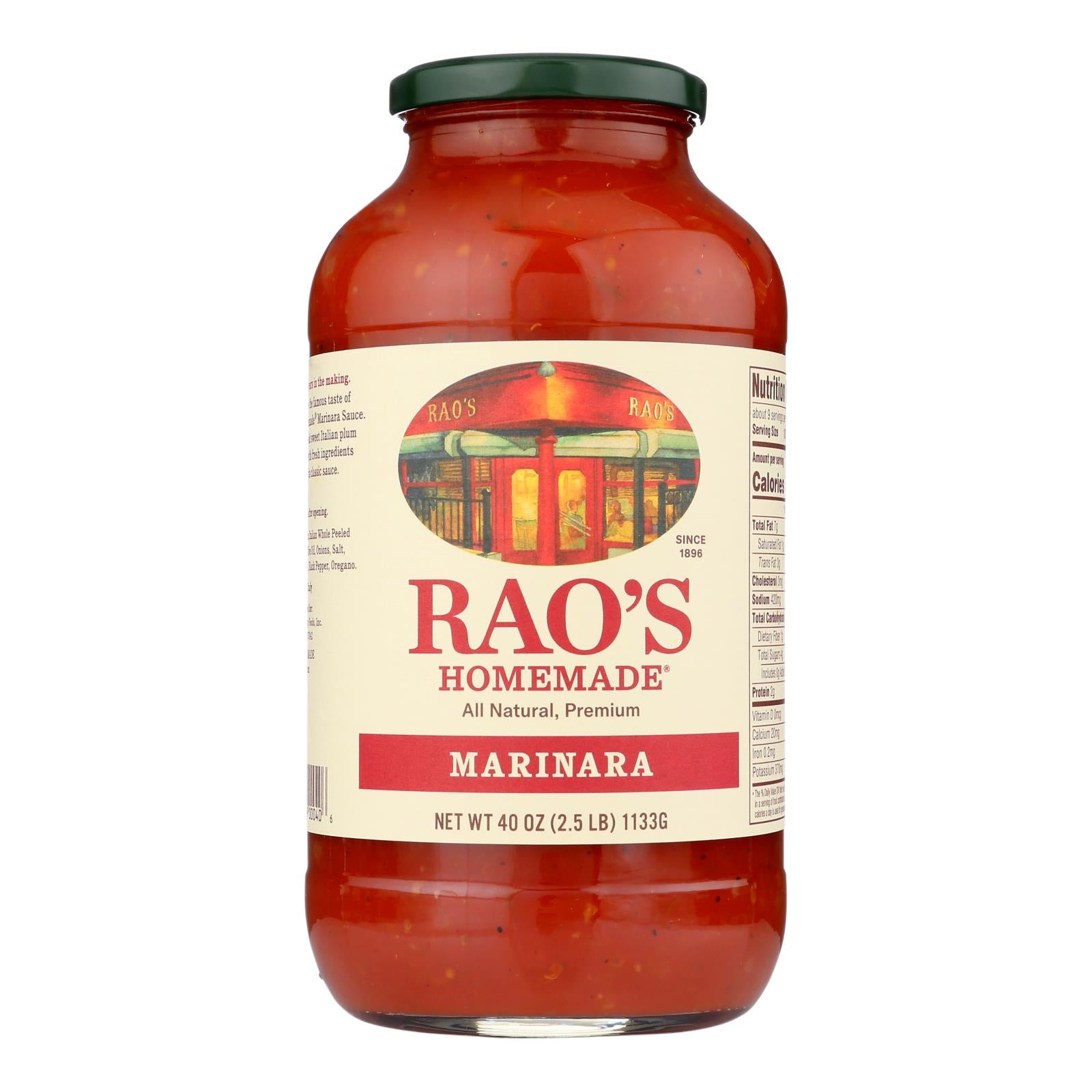 Rao's - Pasta Sauce Marinara - Case of 6-40 OZ