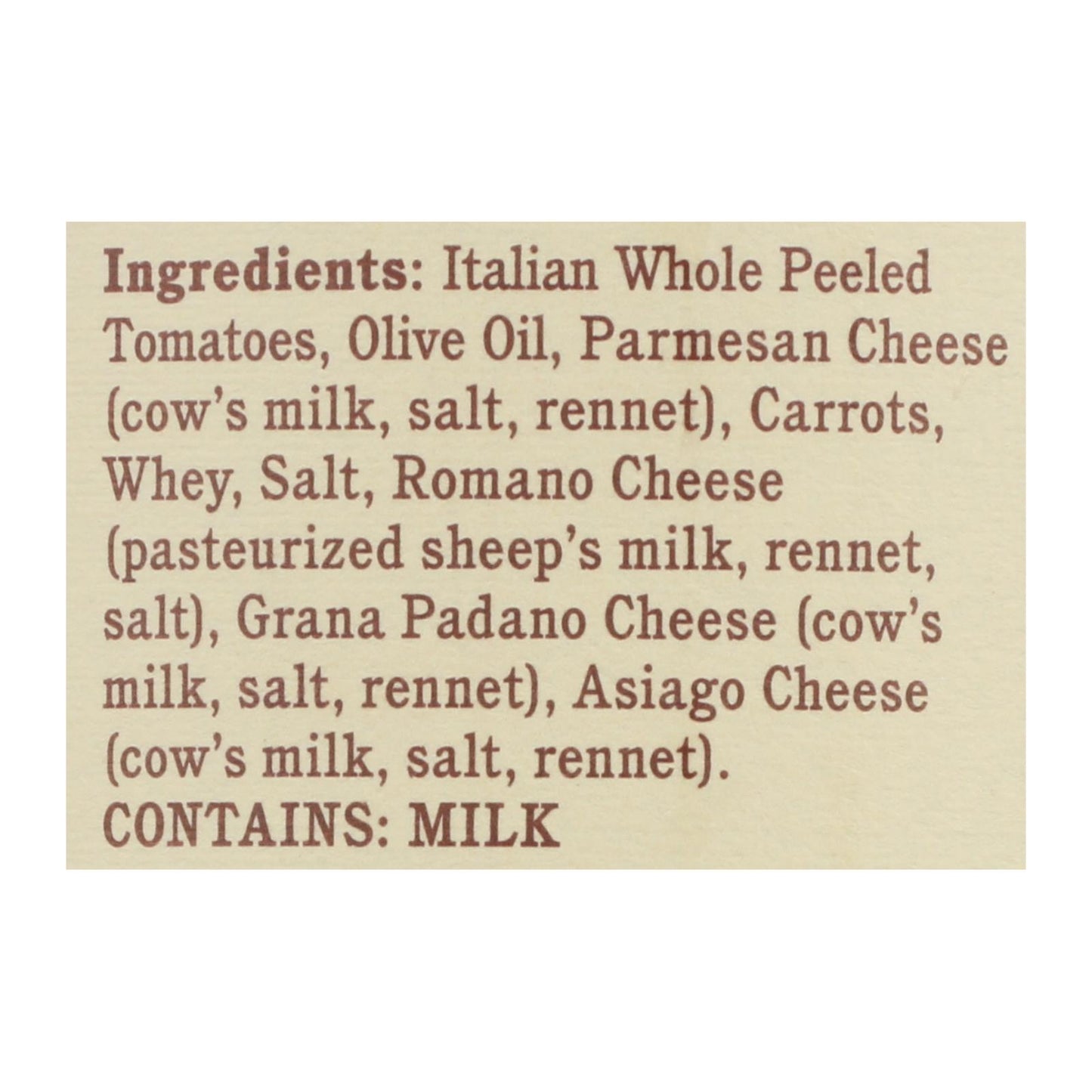 Rao's Specialty Food Homemade Sauce - 4 Cheese - Case of 12 - 24 oz.