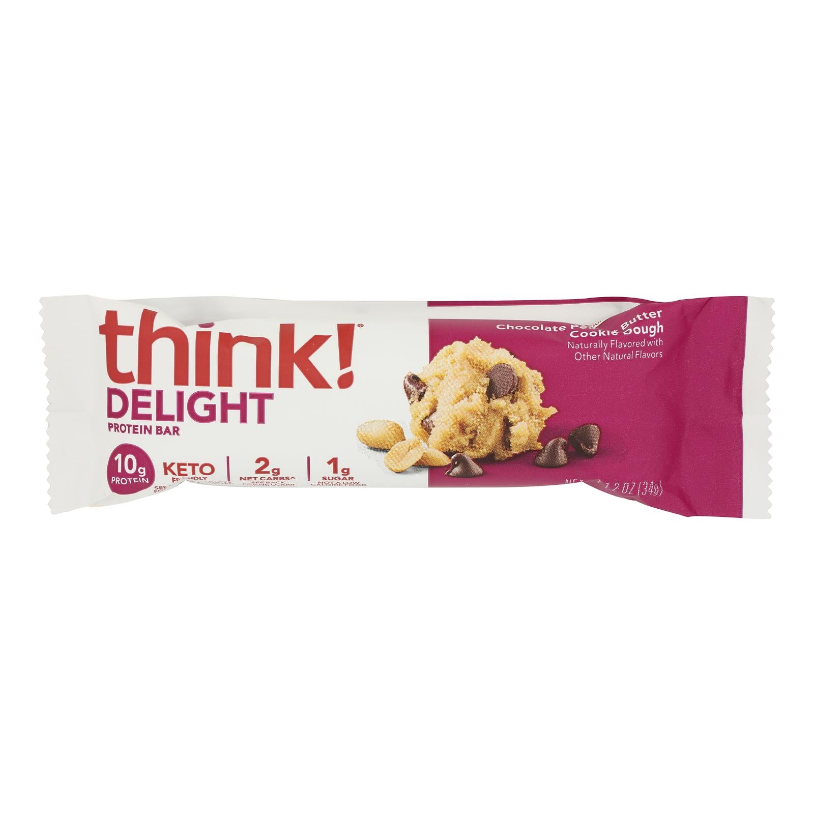 Think! - Protein Br Kto Chocolate Peanut Butter Ckydgh - Case of 10-1.2 OZ