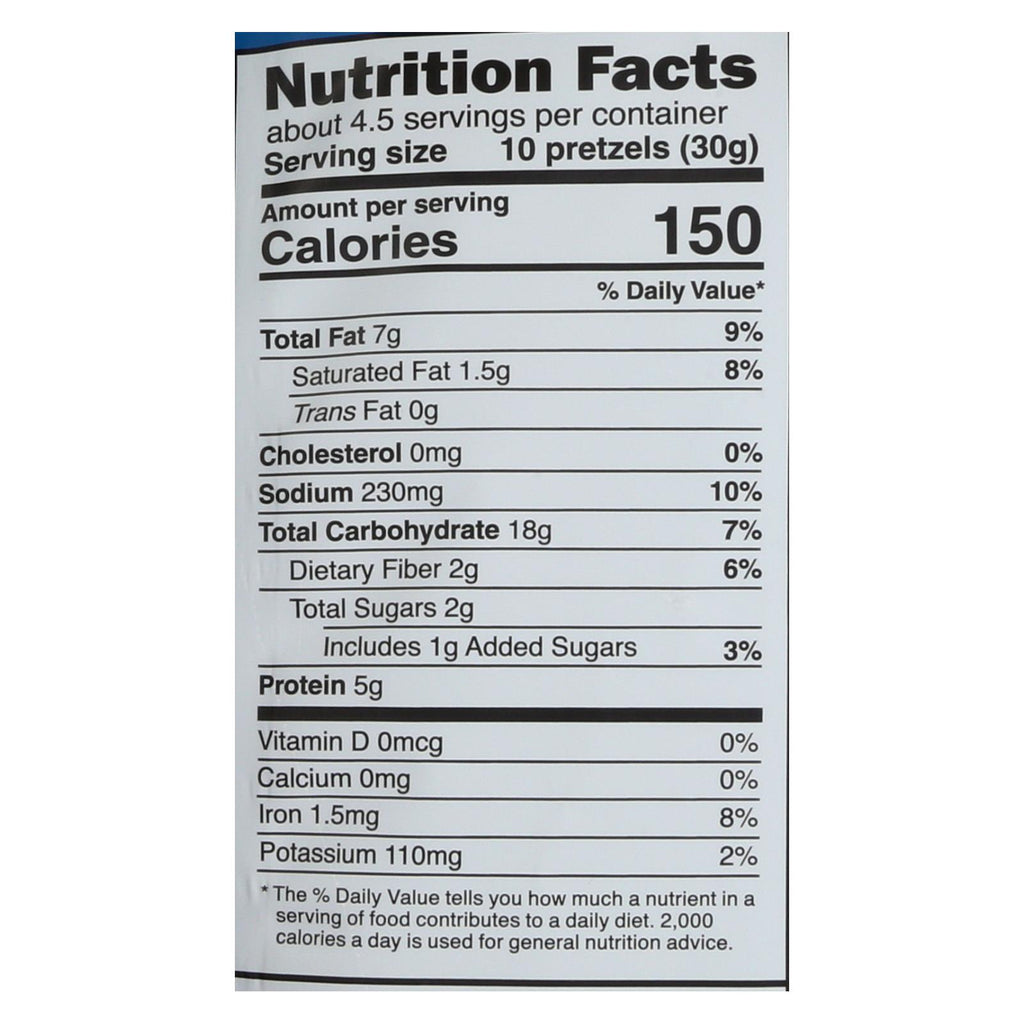 Good Health Butter Pretzels - Peanut Salted - Case of 12 - 5 oz.