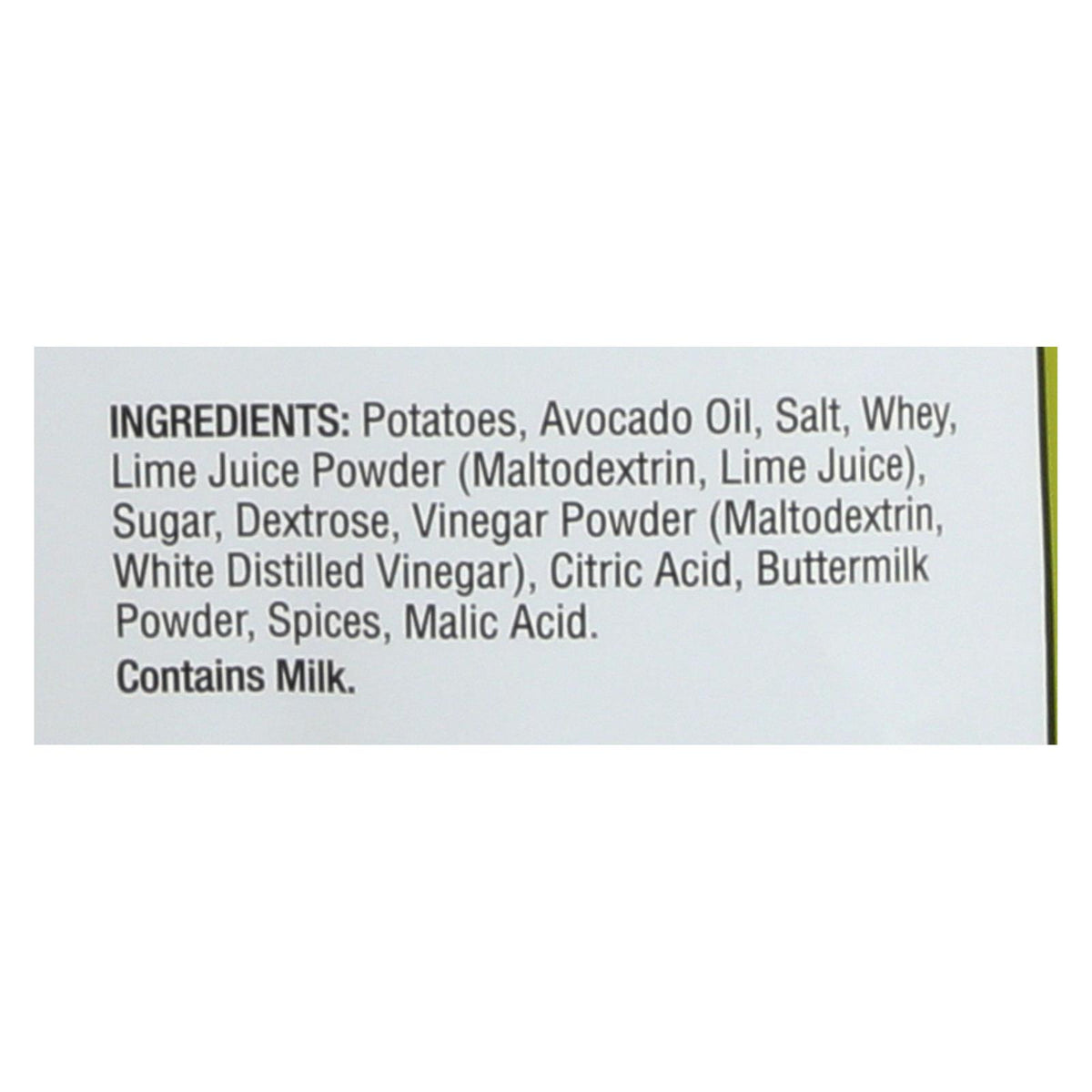 Good Health Kettle Chips - Avocado Oil Lime Ranch - Case of 12 - 5 oz.