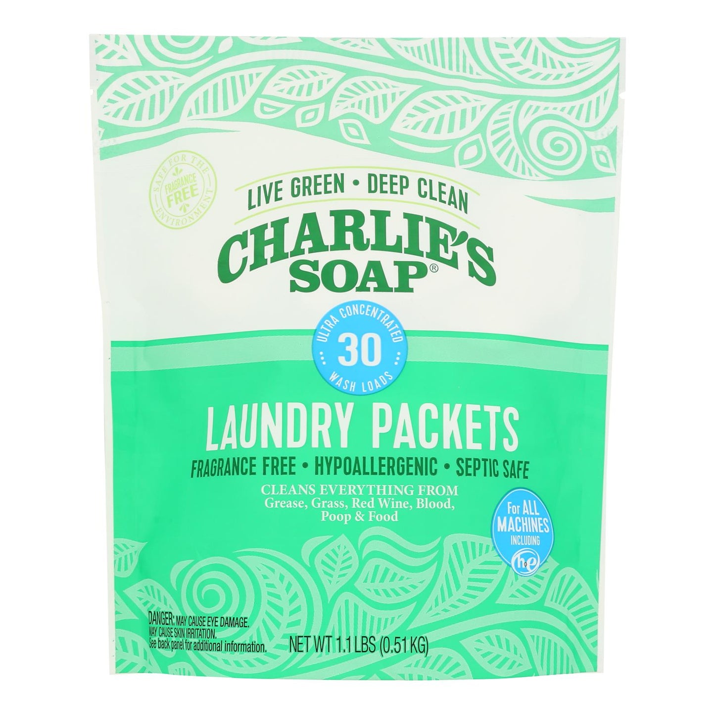 Charlie’S Soap Laundry Powder - Case of 6 - 30 CT