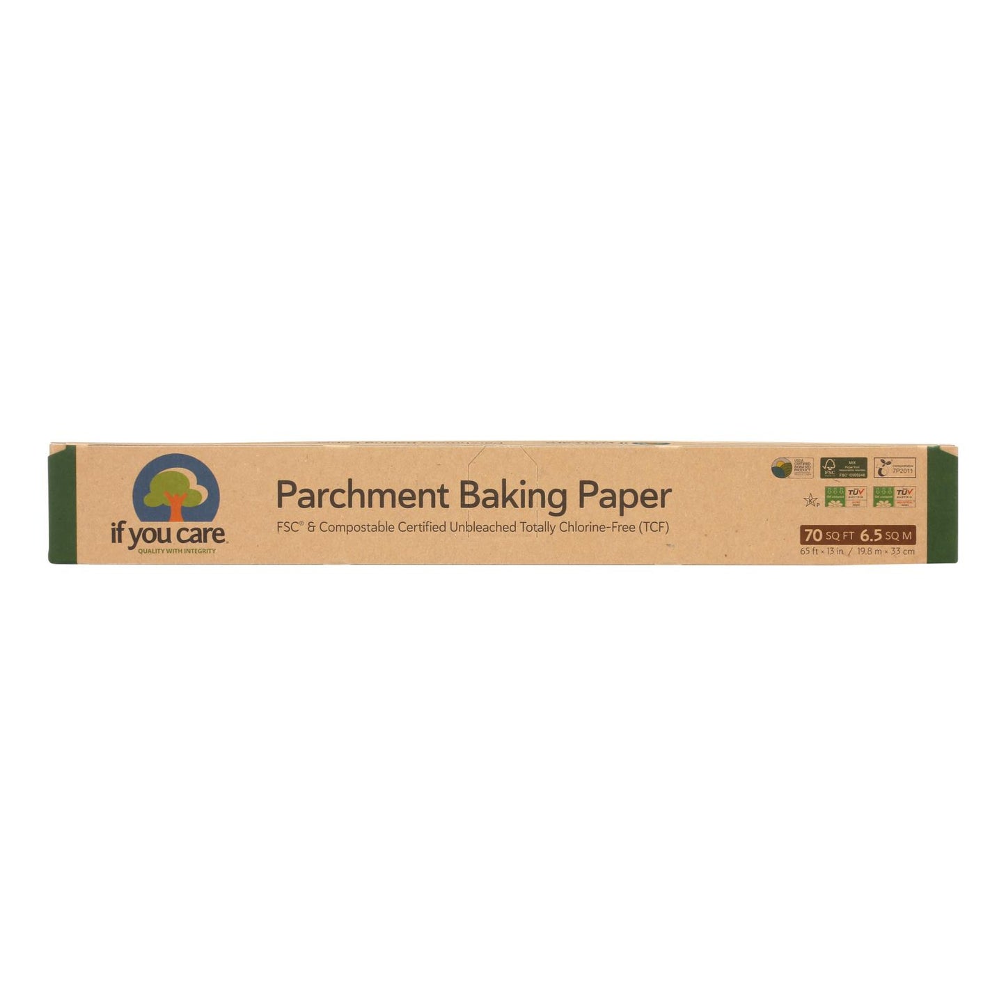 If You Care Parchment Paper - Case of 12 - 70 Sq Ft Rolls