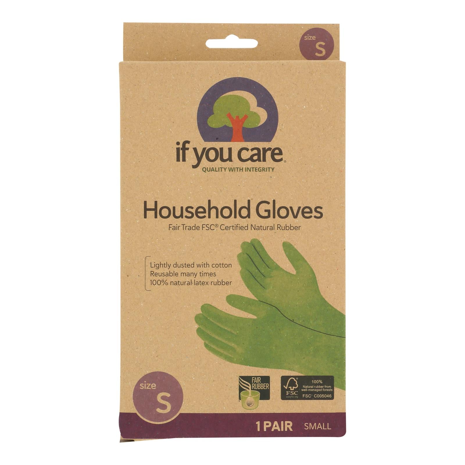 If You Care Household Gloves - Small - 12 Pairs