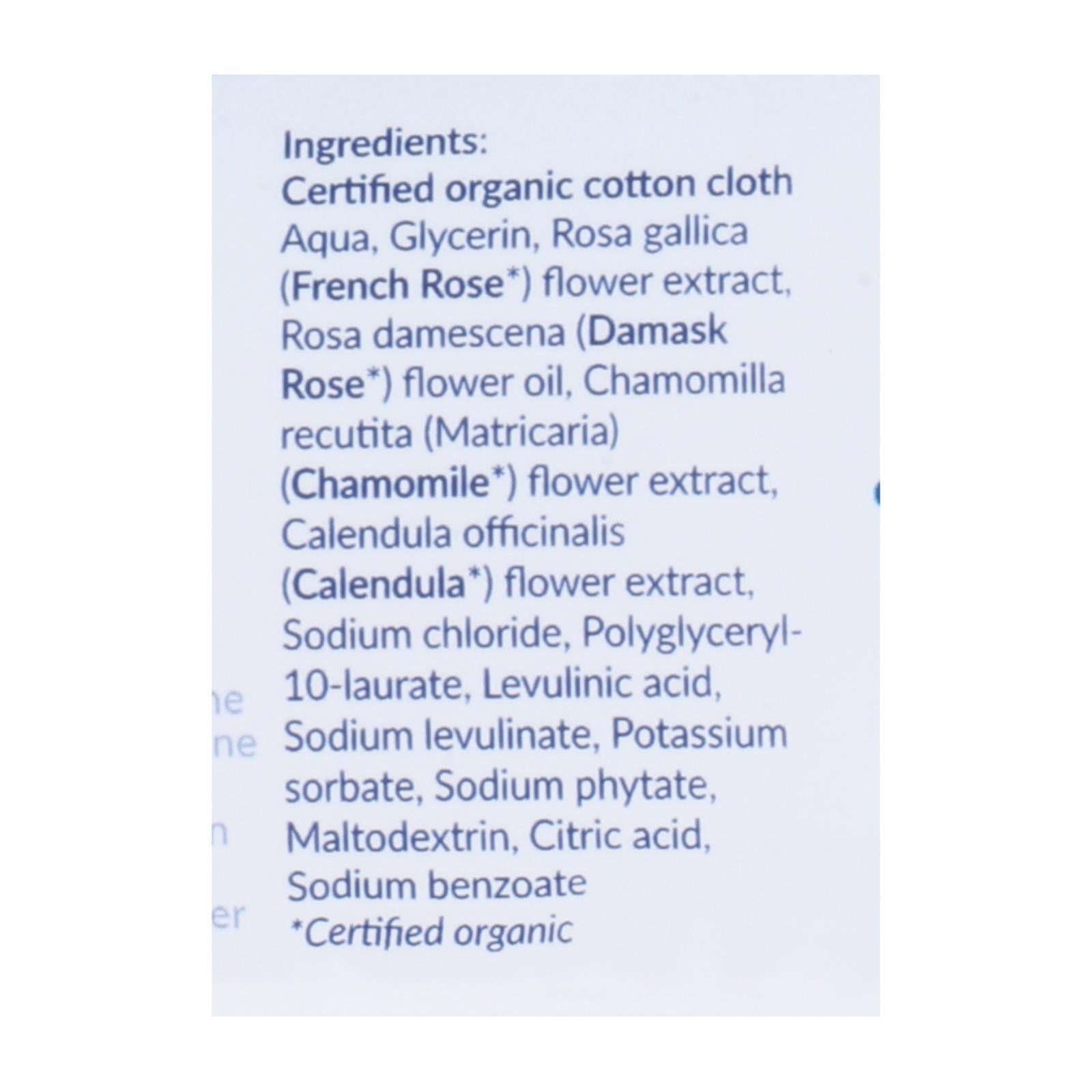 Natracare Organic Cotton Intimate Wipes - 12 Wipes - Case of 12