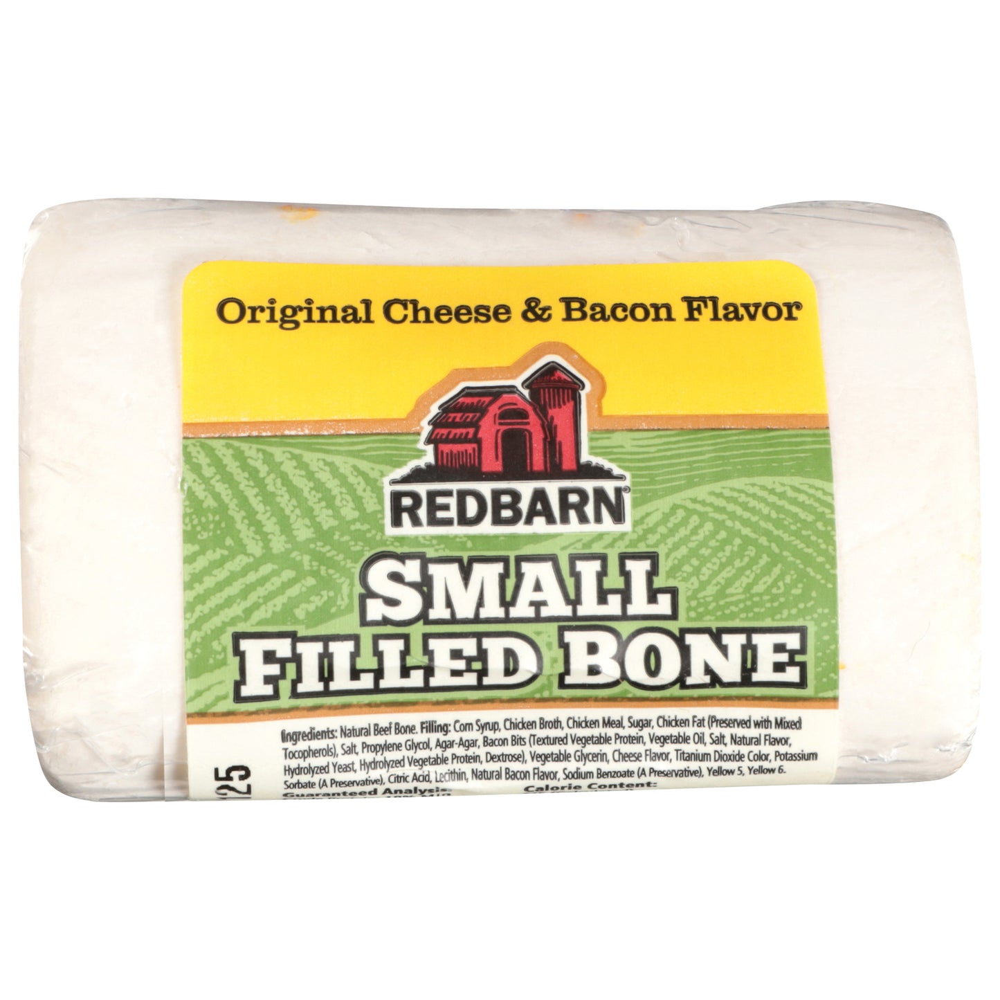 Redbarn Pet Products - Sm Filled Bone Chs & Baco - Case of 20 - 3.5 OZ