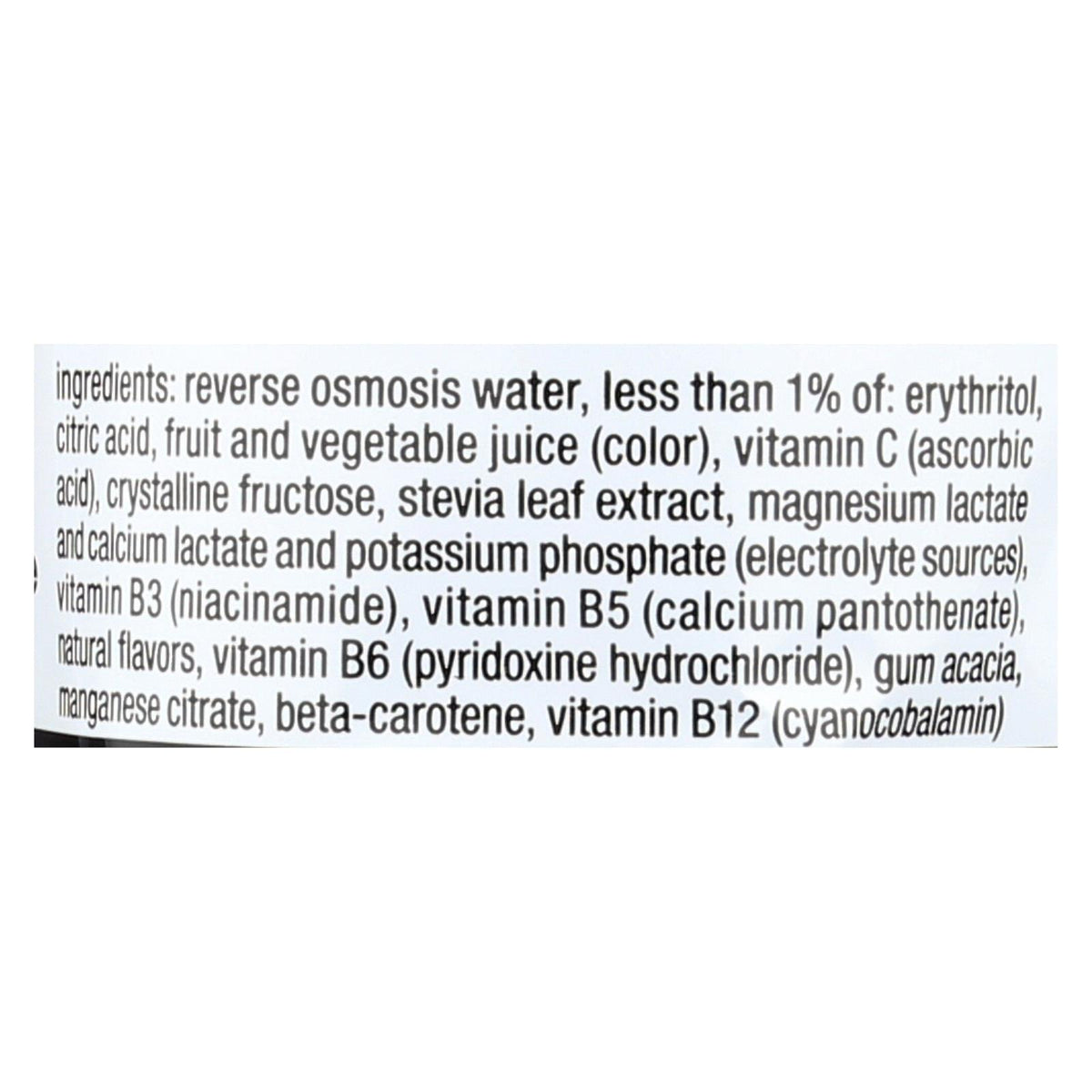 Glaceau Vitaminwater Zero Xxx Acai Blueberry Pomegranate Nutrient-Enhanced Water - Case of 12 - 20 FZ