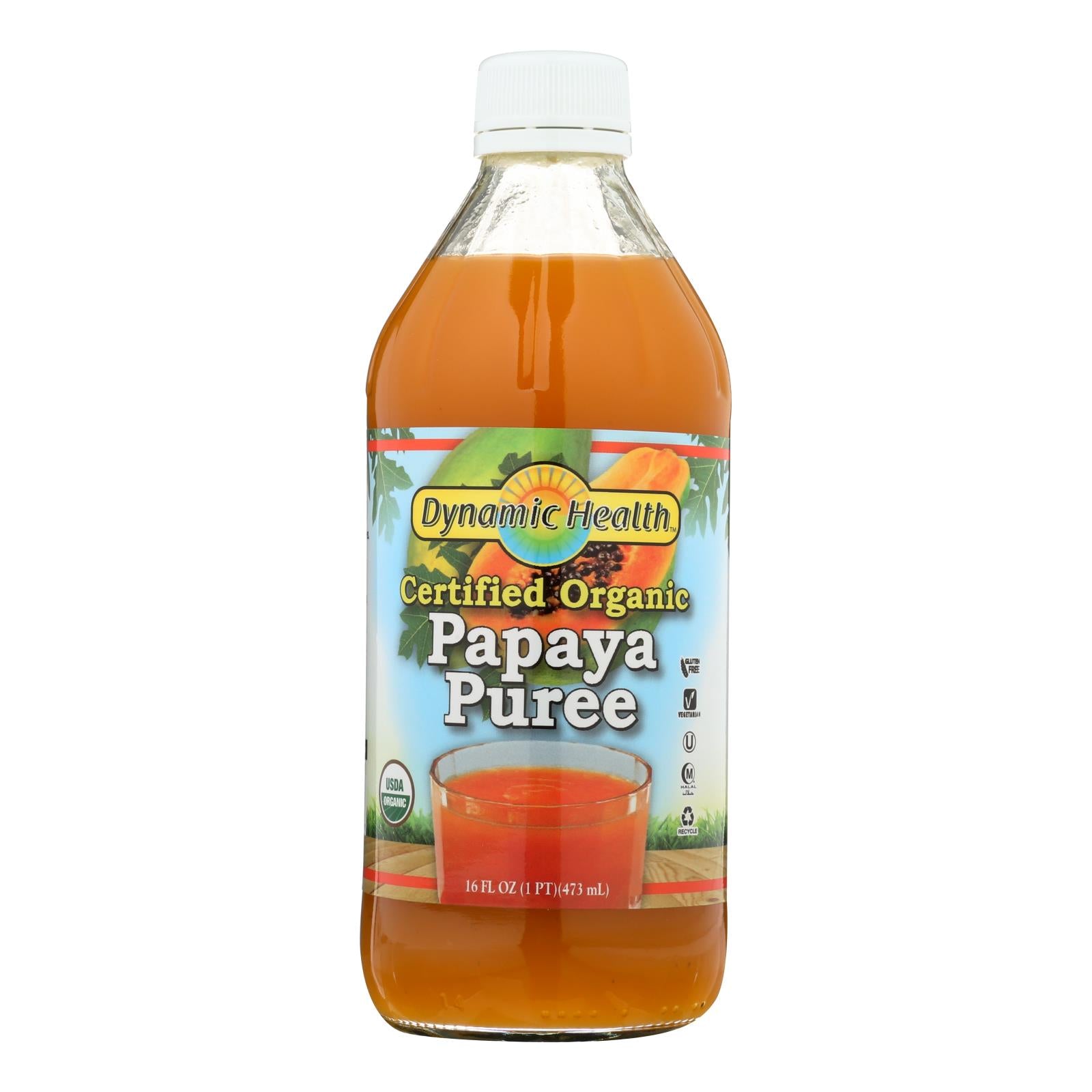 Dynamic Health Papaya Puree - 16 fl oz