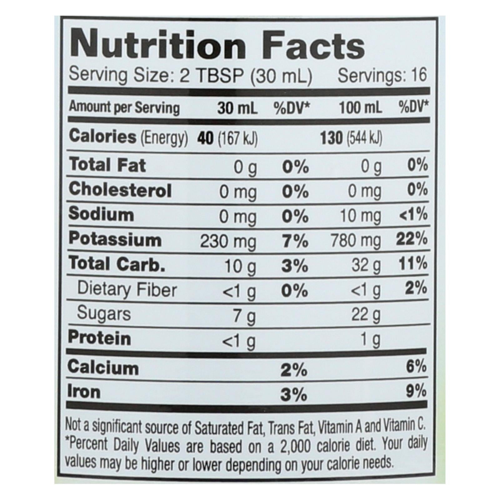 Dynamic Health Organic Certified Tart Cherry Juice Concentrate Tart Cherry - 16 fl oz