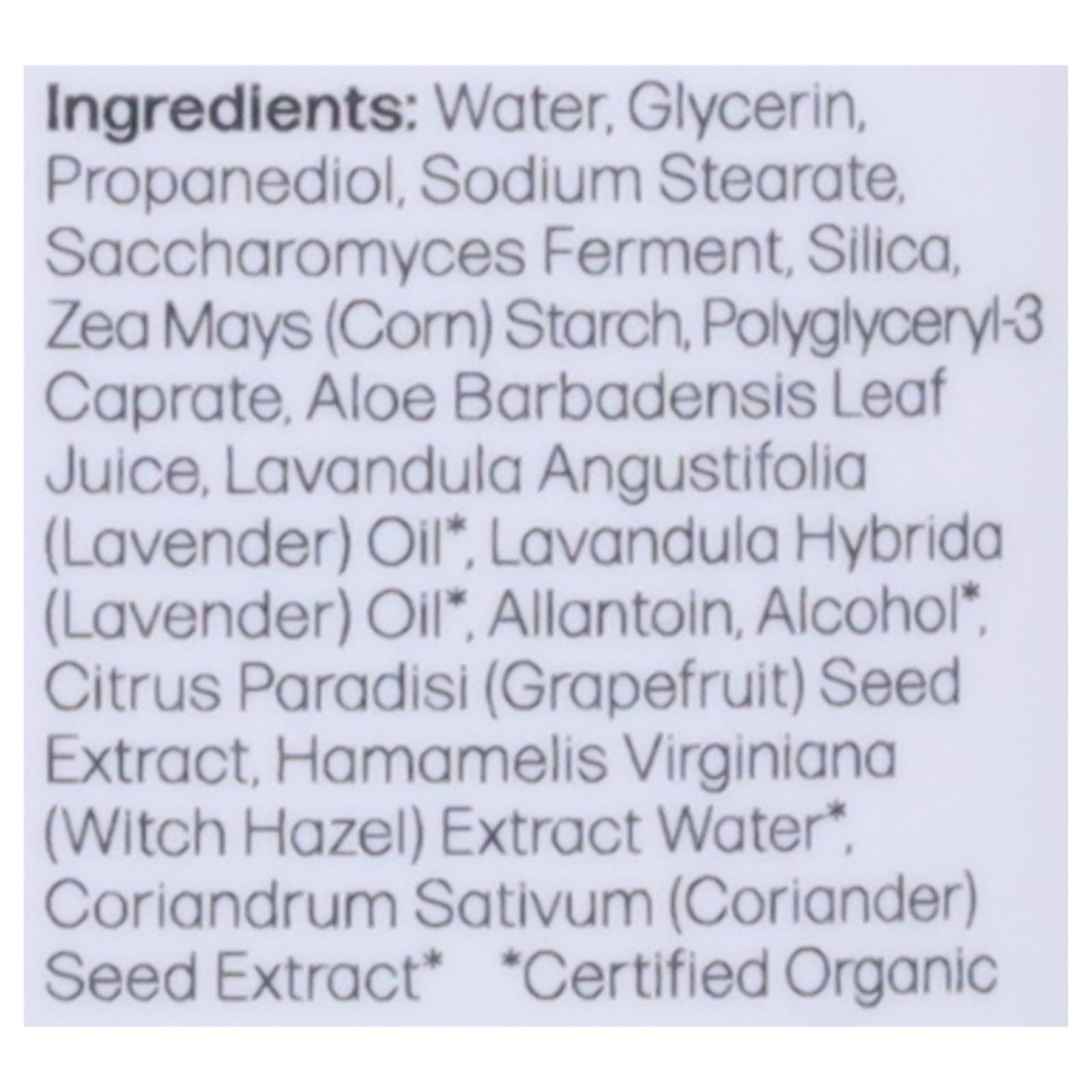 Lafe's Natural Body Care Natural and Organic Deodorant Stick - Lavender - 2.5 oz