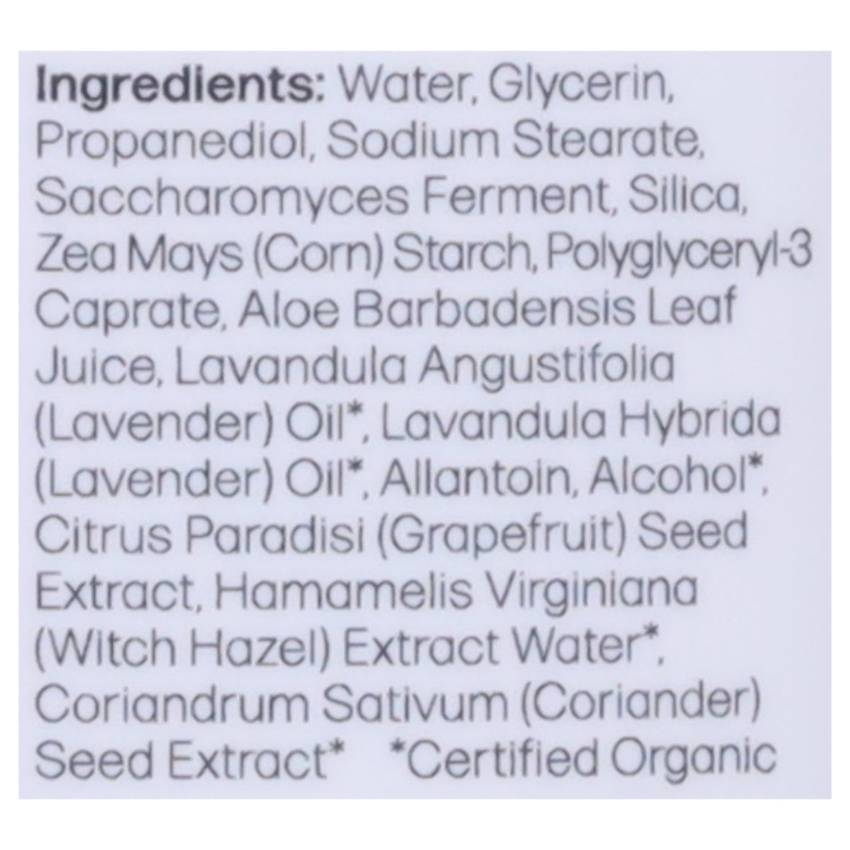 Lafe's Natural Body Care Natural and Organic Deodorant Stick - Lavender - 2.5 oz