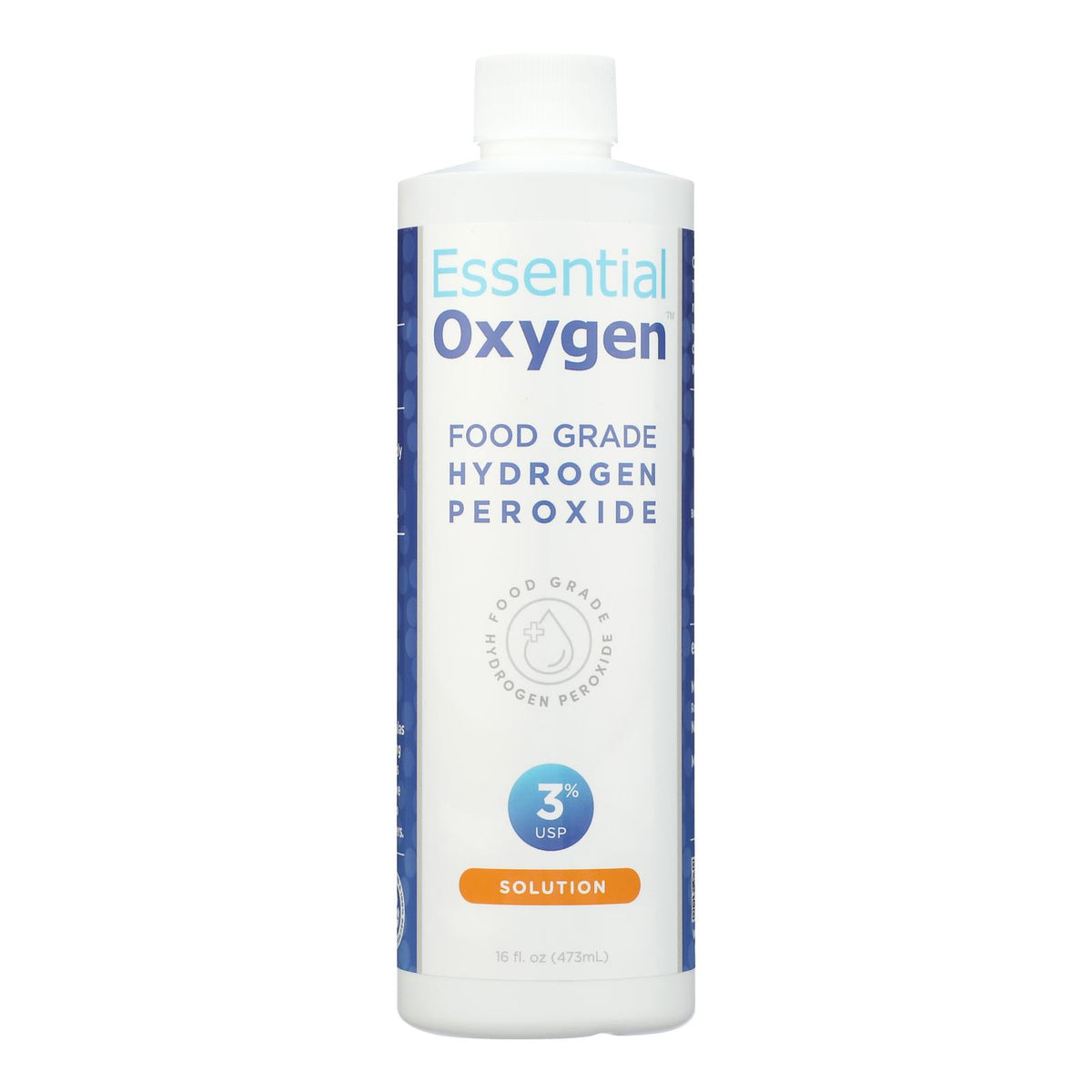 Essential Oxygen Hydrogen Peroxide 3% - Food Grade  - 16 oz