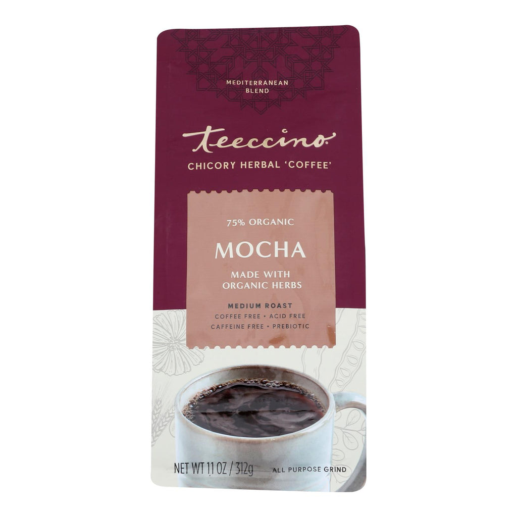 Teeccino Mediterranean Herbal Coffee Mocha - 11 oz - Case of 6
