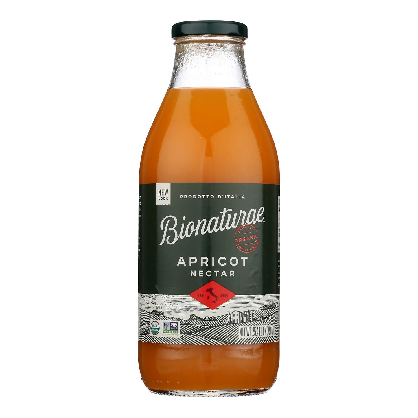 Bionaturae Fruit Nectar - Orangic - Apricot - 25.4 oz - case of 6