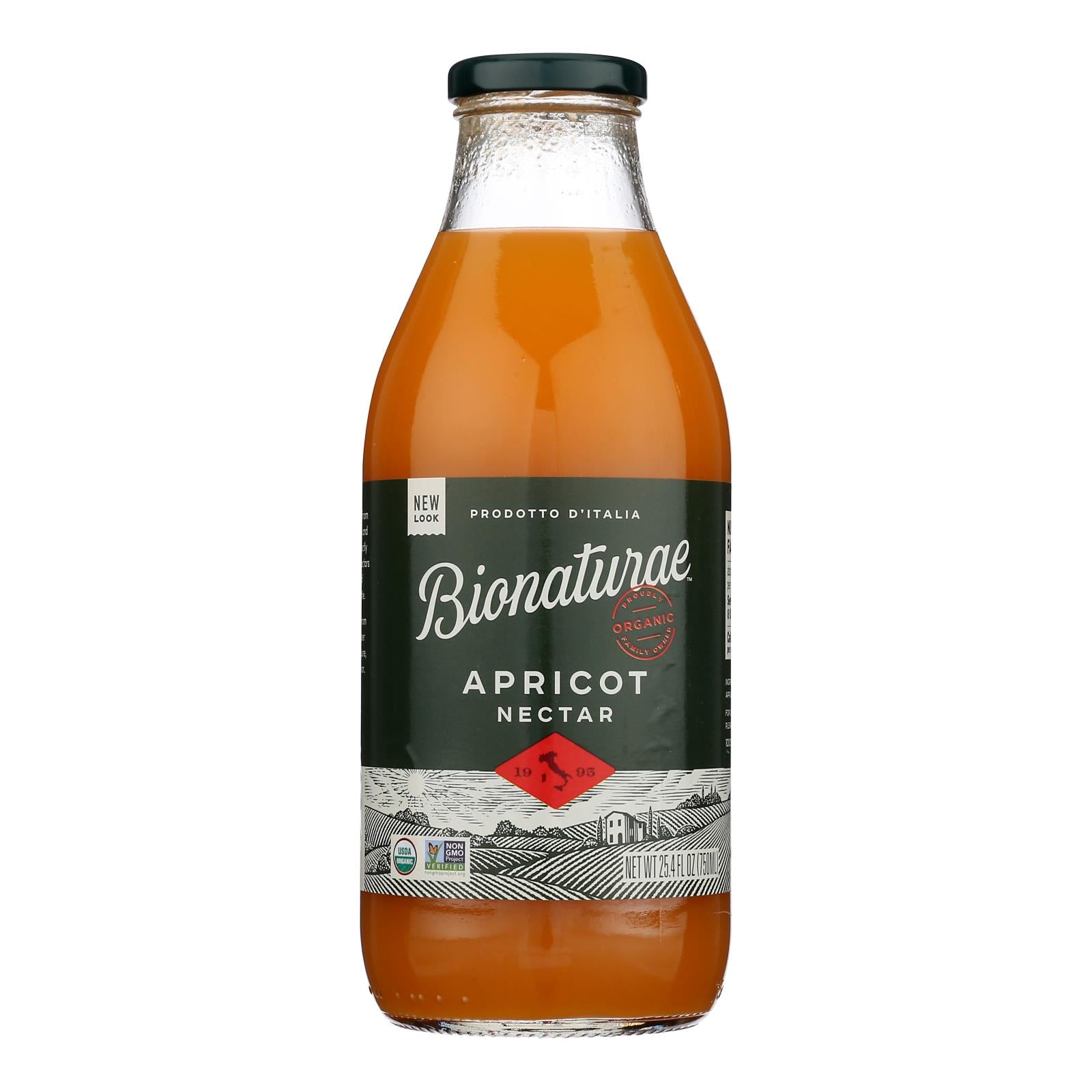 Bionaturae Fruit Nectar - Orangic - Apricot - 25.4 oz - case of 6