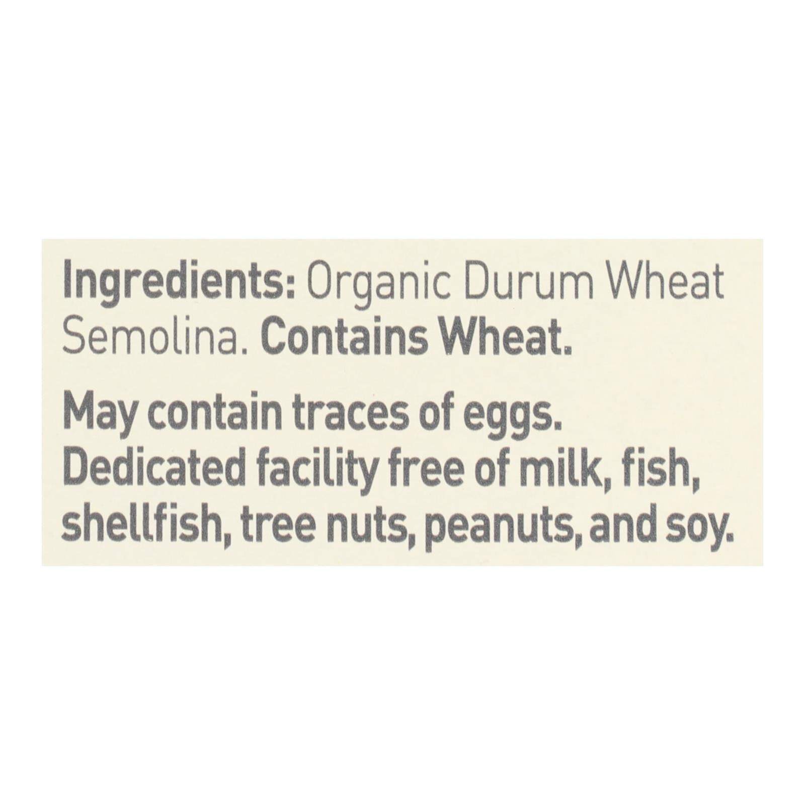 Bionaturae Pasta - Organic - 100 Percent Durum Semolina - Fusilli - 16 oz - case of 12