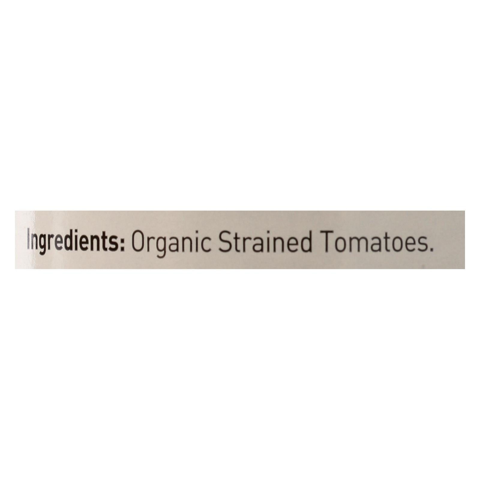 Bionaturae Tomatoes - Organic - Strained - 24 oz - case of 6