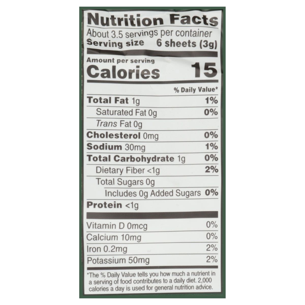 Bibigo - Seaweed Og2 Snack Wasabi - CS of 12-.35 OZ