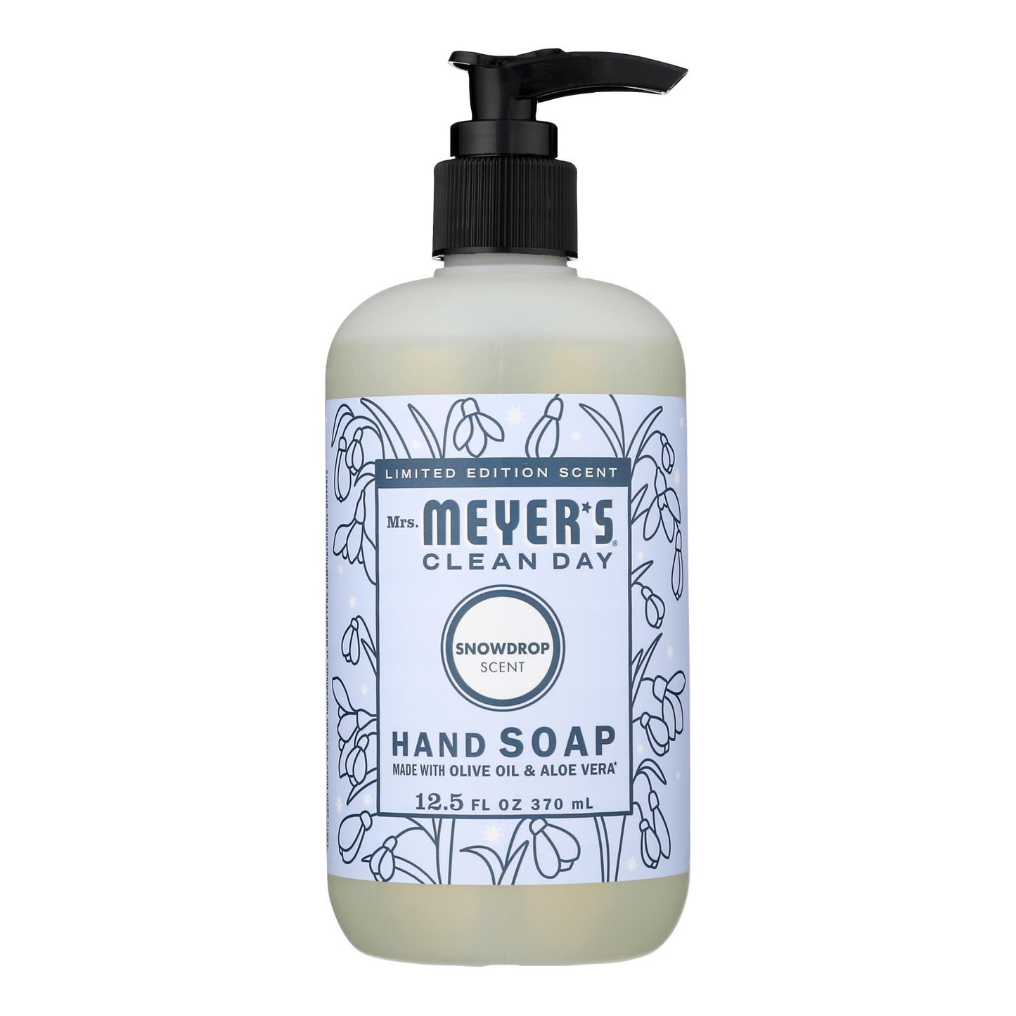 Mrs. Meyer's Clean Day - Lqd Hd/sp Snow Drop - Case of 6-12.5 FZ